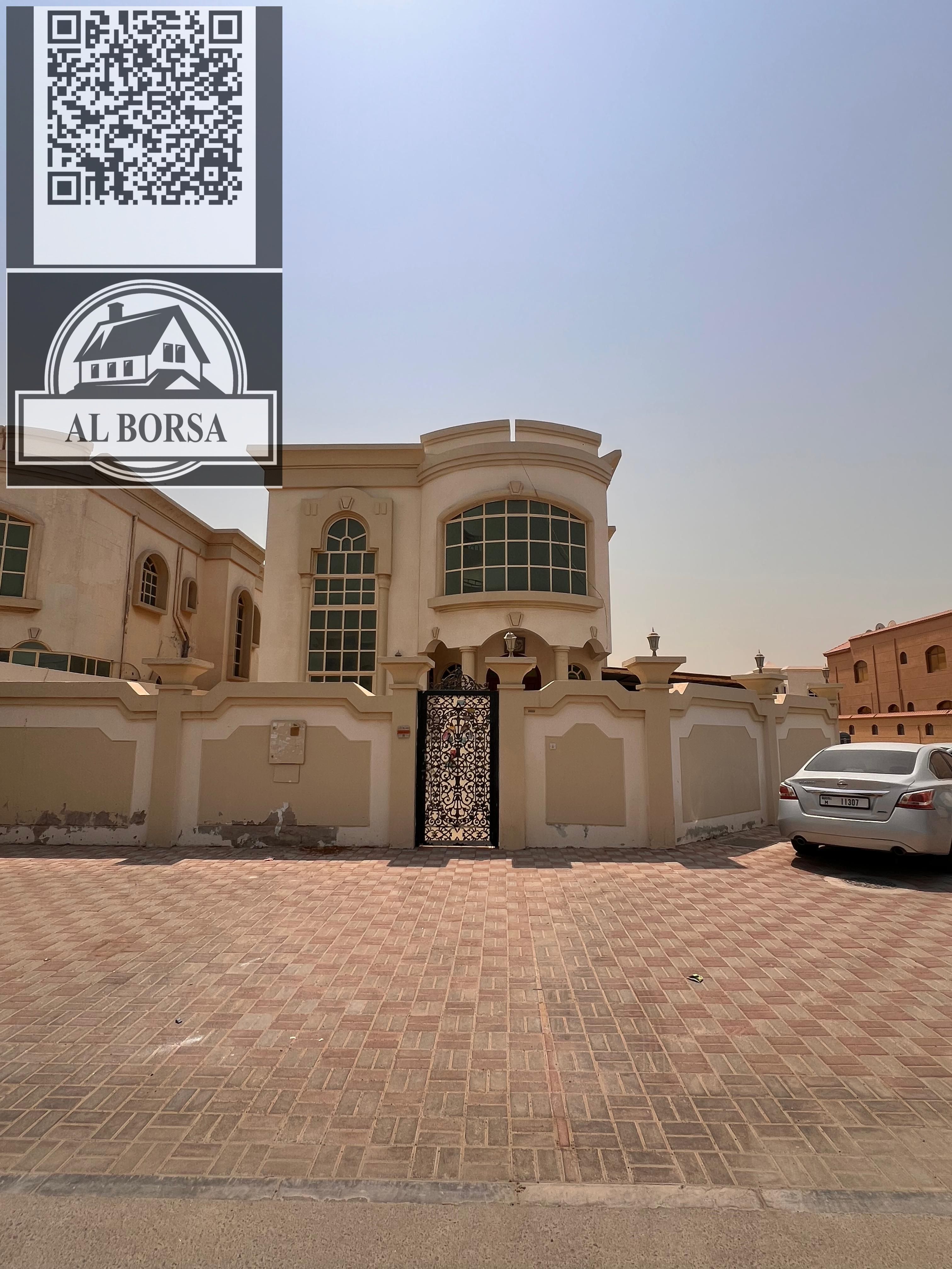 Villa for rent – Al Rawda 3 | Corner | 5 bedrooms + living room + majlis + maid's room + yard | AED 105,000 per year | 4 installments