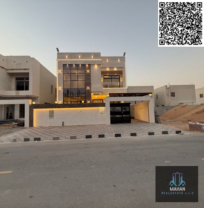 Villa for sale in Ajman Al helio 2 5 master bedroom hall majlis