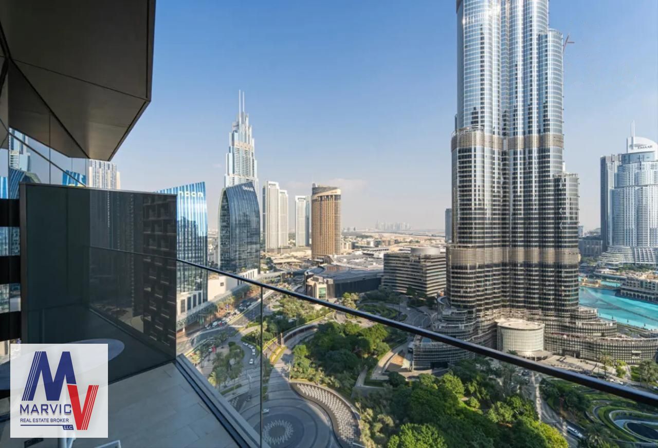 Burj Khalifa view/Furnished/Vacant