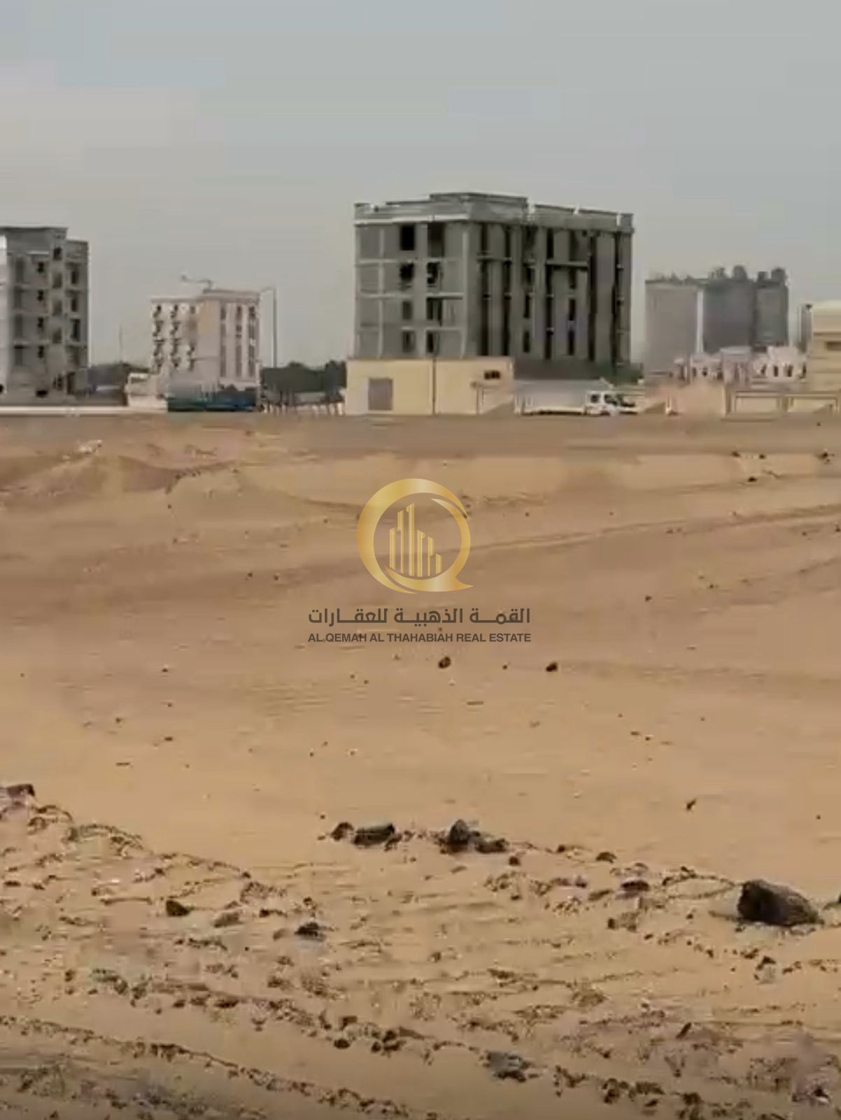 For sale: a very special plot of land in Al-Maliha, directly behind the school, on a corner with two streets, 24 meters each, with an area of 3000 sq