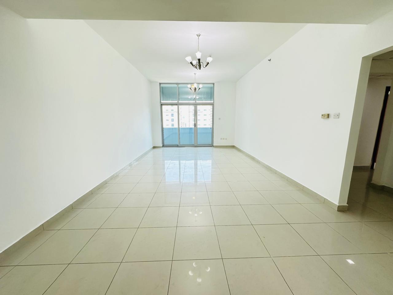 Golden offer:Spacious 2bhk opp Sahara with parking free/3 bathrooms/wardrobes/maid room just in 56k and 6 cheques