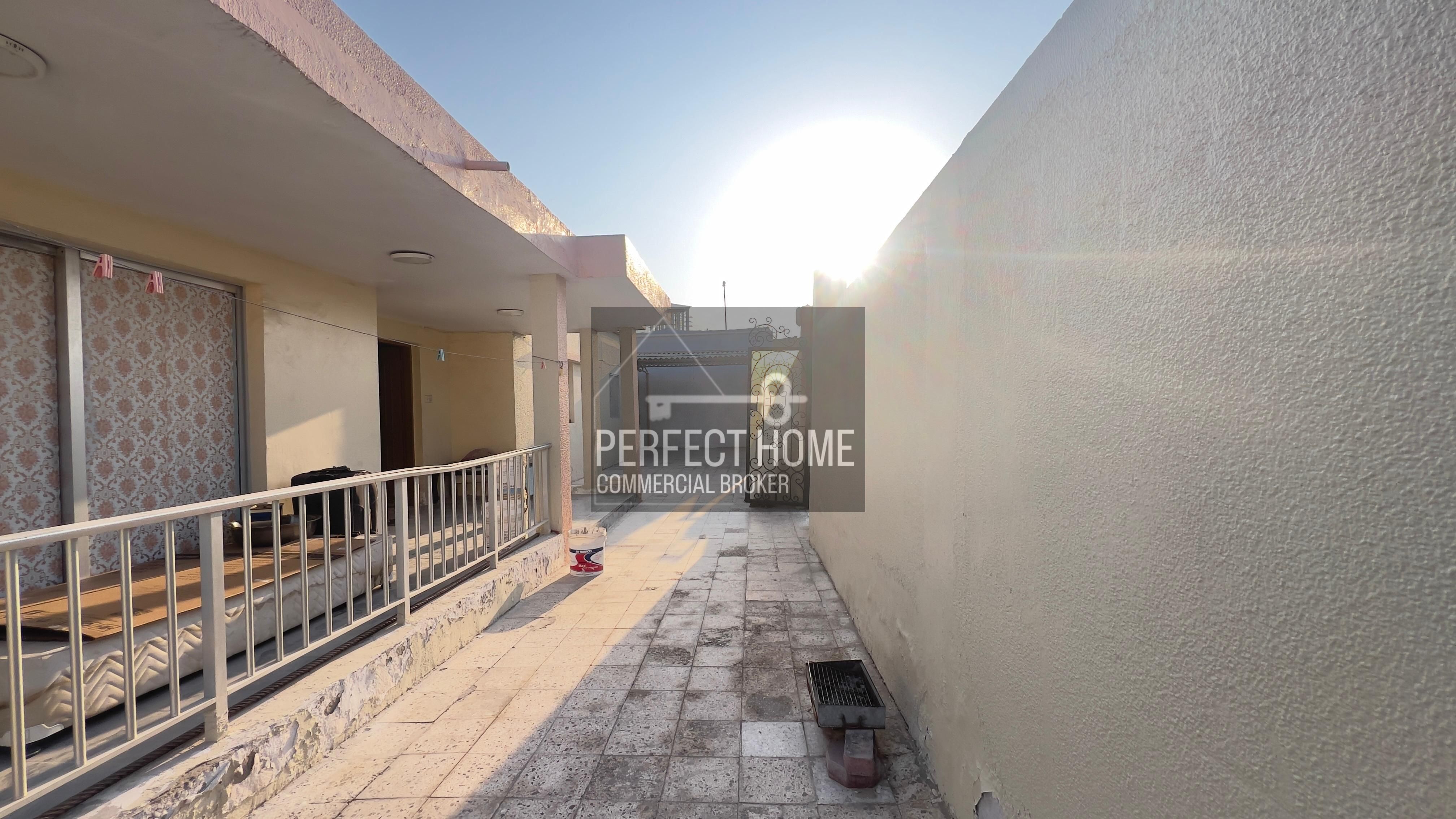 Spacious 5BHK Villa in Sharjah | Fully Furnished | 2 Entrances | Large Compound | Split AC | Dedicated Parking & Storage | AED 72k Yearly