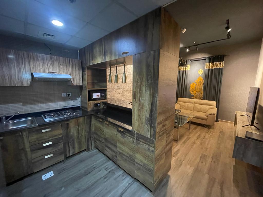 Starting price: AED 35,000 per year Fully Furnished 1 Bedroom + Living Room for Annual Rent City Towers – Khalifa Street Next to Safeer Mall Fully f