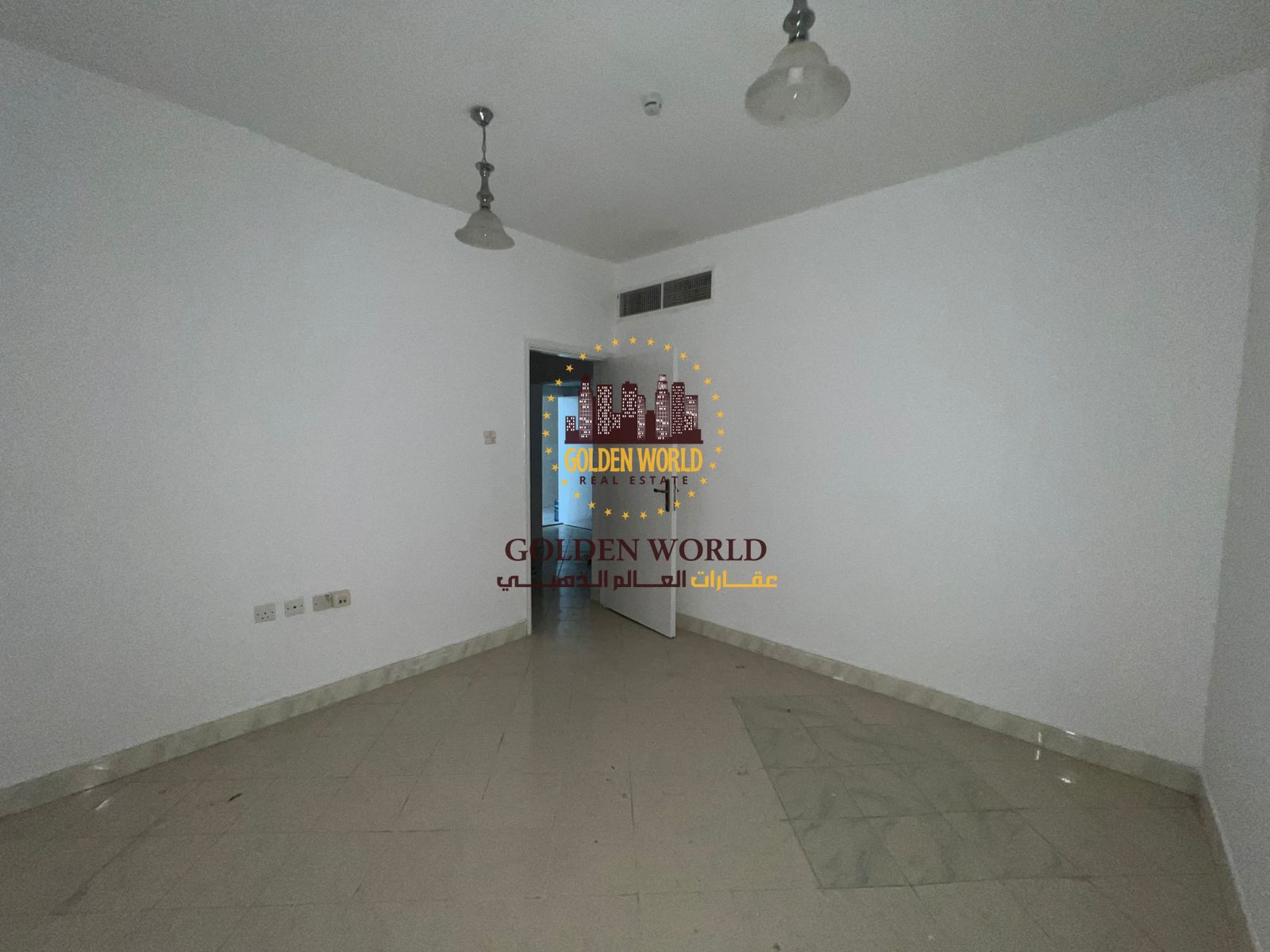 Two-bedroom apartment in Al Taawun Al Mamzar with two bathrooms. Close to Dubai exit and services. Rent AED 38,000.