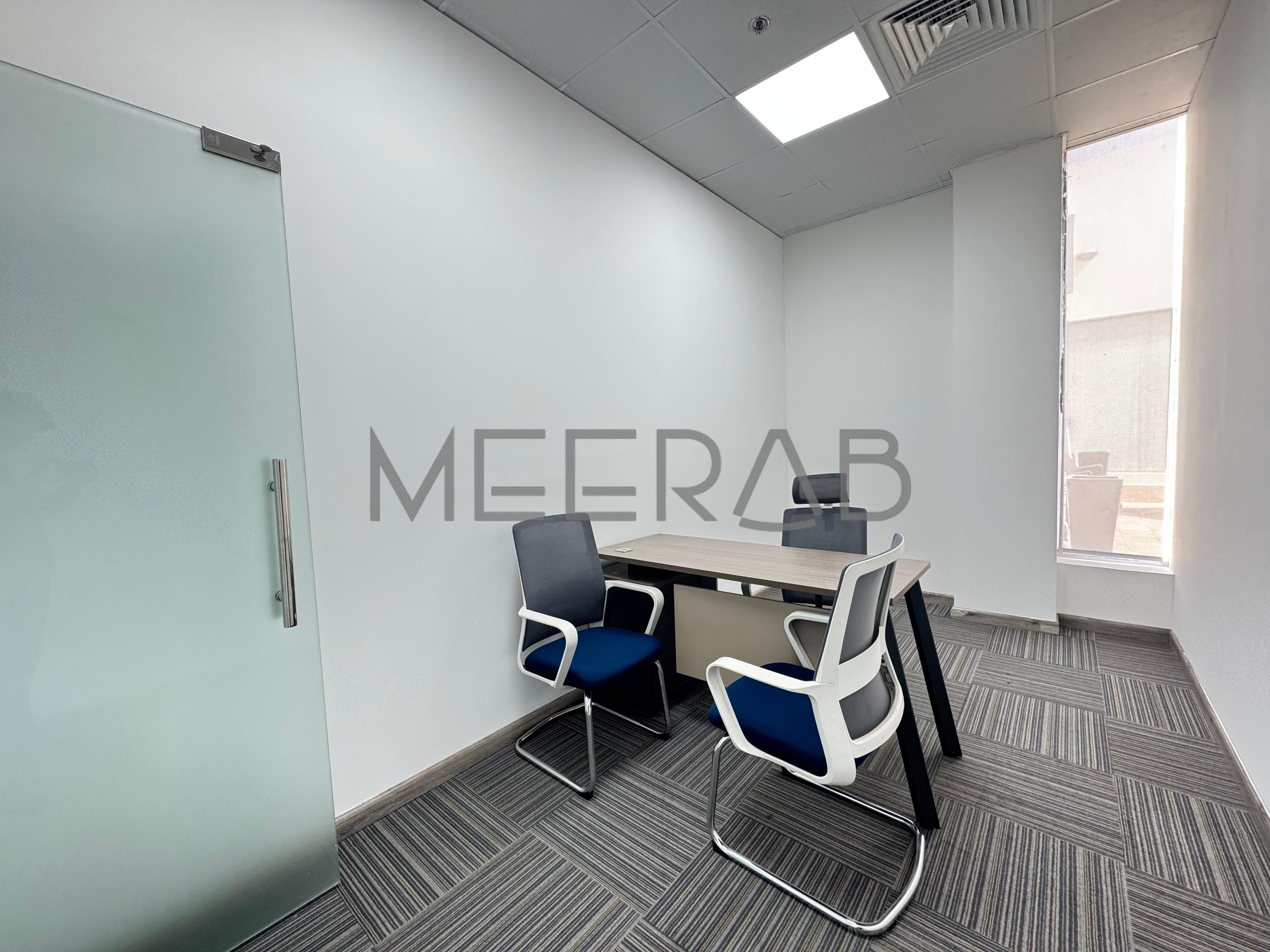 Business Center | Utilities Incl. | Furnished | Nearby Metro Bus Stop | Free Wi-Fi & DEWA