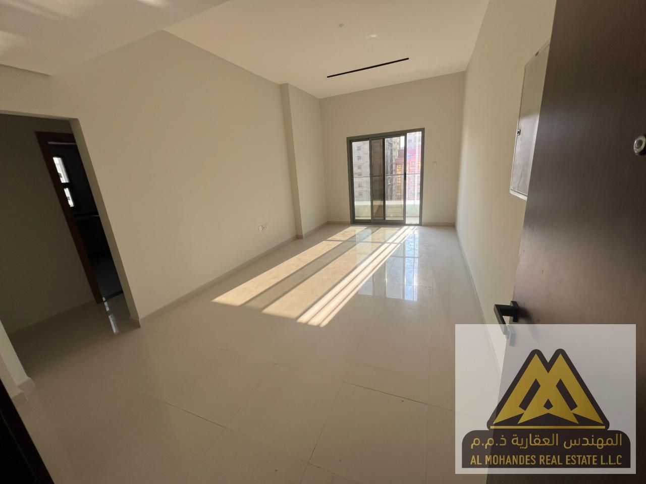 3-Bedroom apartment for rent in Al Naeemiyah 1, Ajman – first occupant, master bedroom, 4 bathrooms, balcony, central AC, family-only, AED 68,000/r