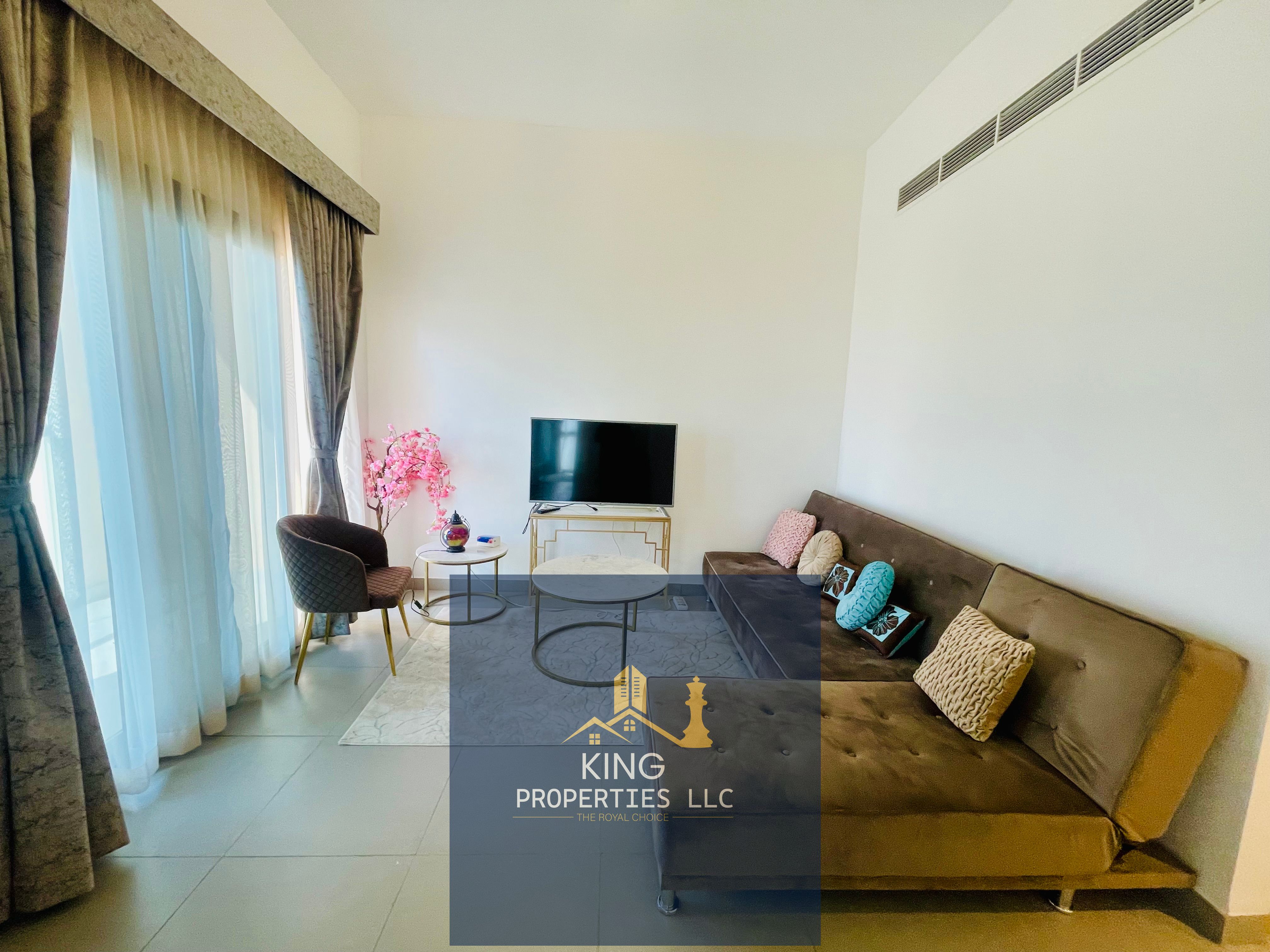 A one bedroom-hall is available for rent in Al Mamsha