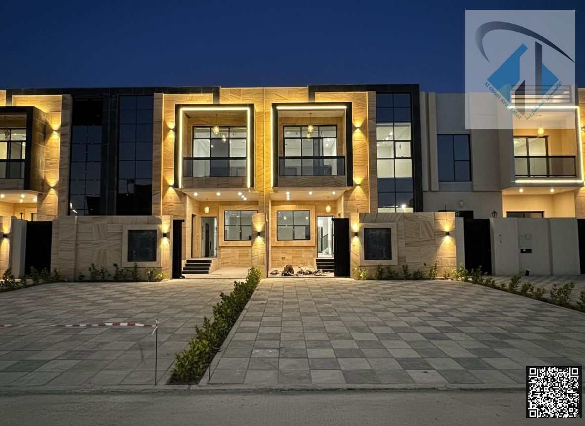 For sale, a new villa with a large yard, the first resident, close to the Mohammed bin Zayed exit, with the possibility of bank financing for a period
