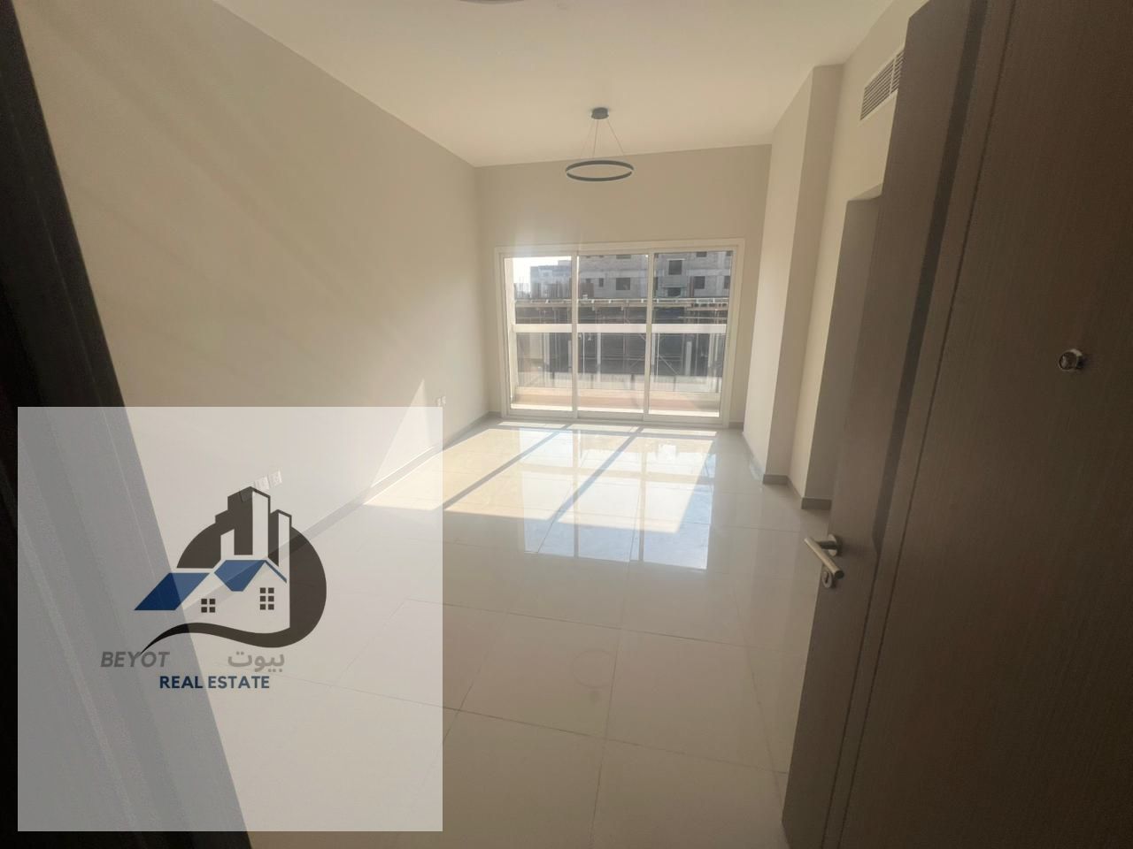 For Rent in Ajman – Al Jurf 3 1 Bedroom + Living Room | First Tenant High-end Super Deluxe Finishing Apartment Details: Master bedroom with attache