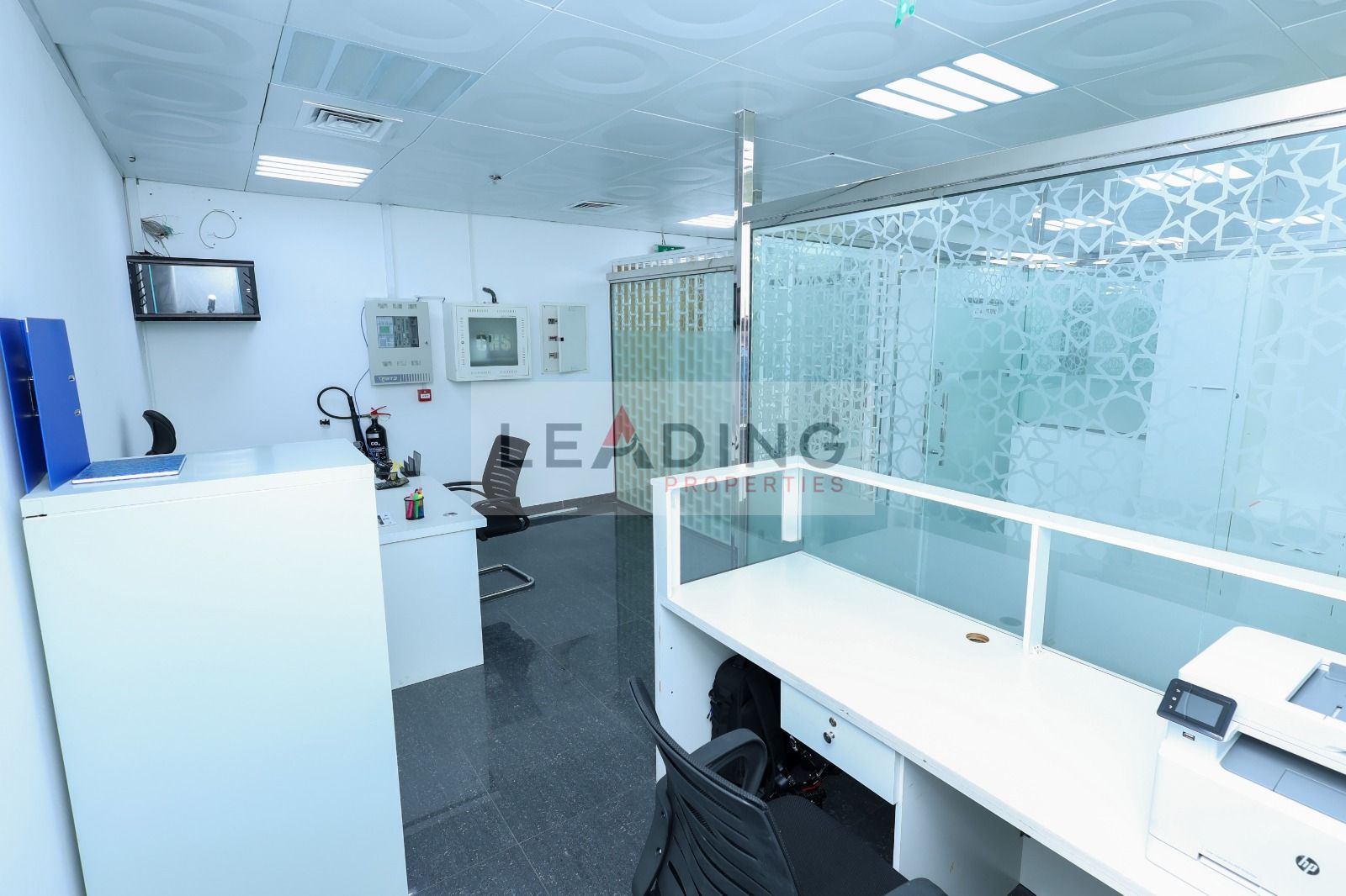 Prime Location, Bright & Spacious, Fully Fitted Office with glass Partitions