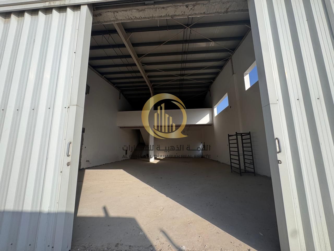 Industrial/commercial property for sale in Al Sajaa Industrial Area, freehold for Arabs and 99-year lease for foreigners.