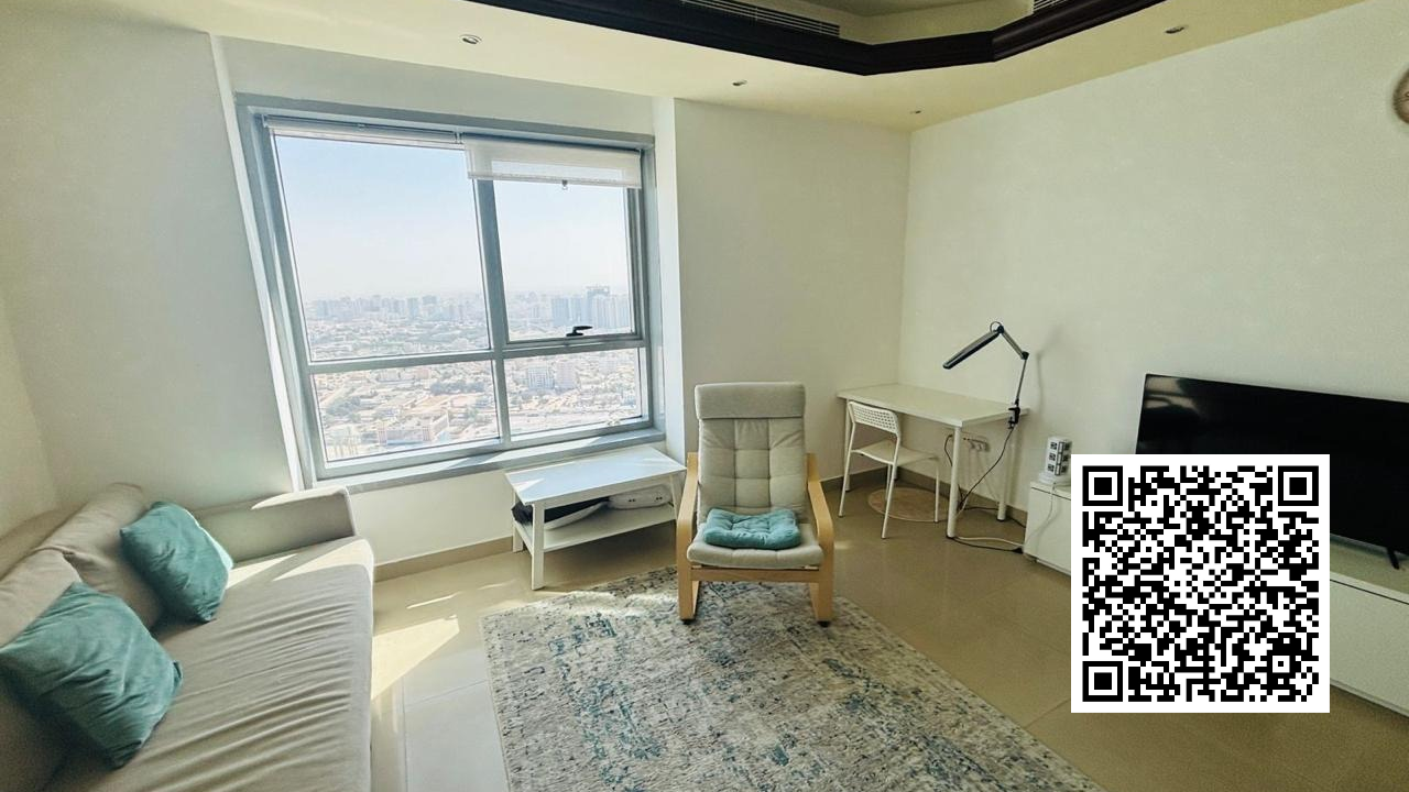 High floor 1BR apartment for rent with Pool and GYM