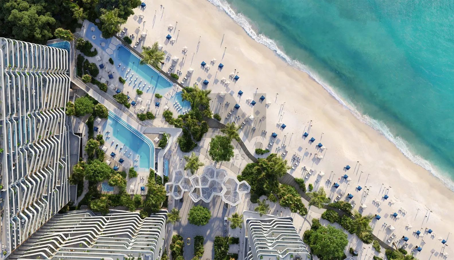 Charming 1 BR Nikki Beach Residence with Partial Sea View