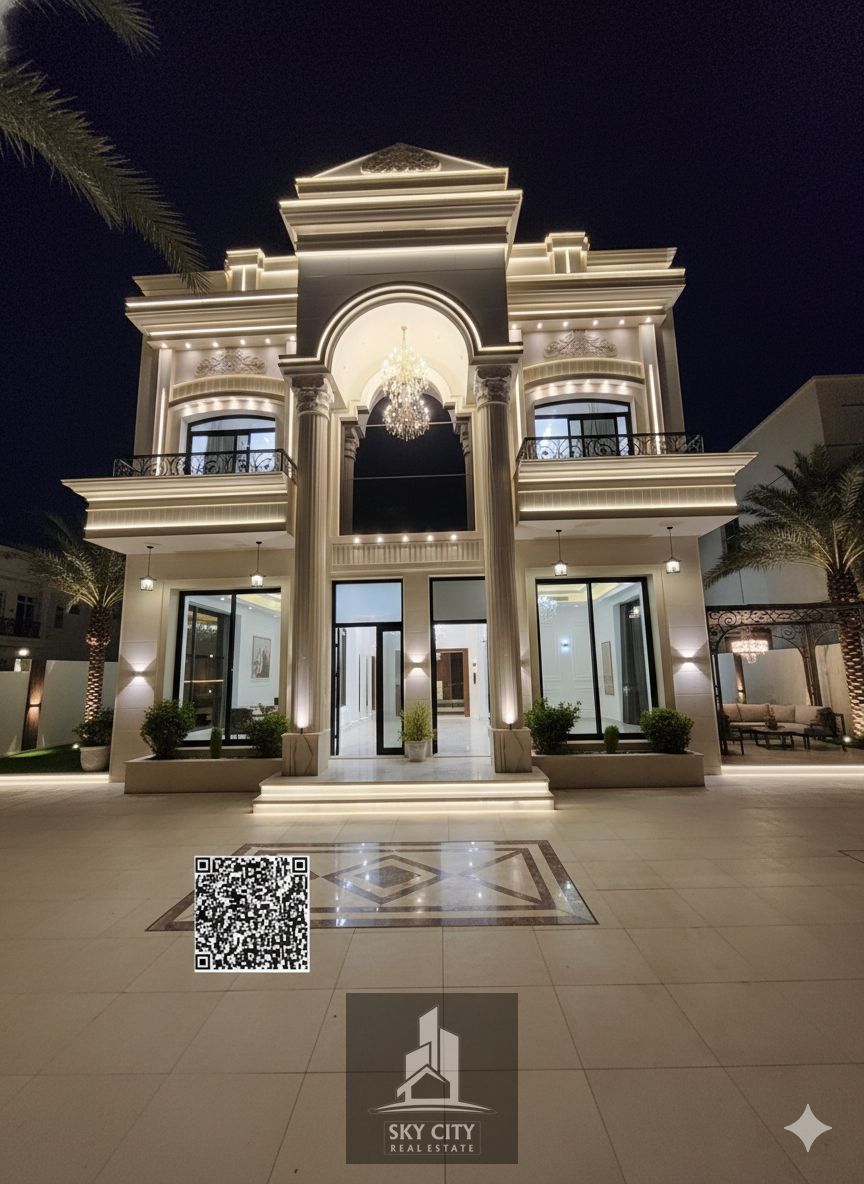 Beautiful classic villa with a yard for sale, custom design, and you can obtain golden residency.