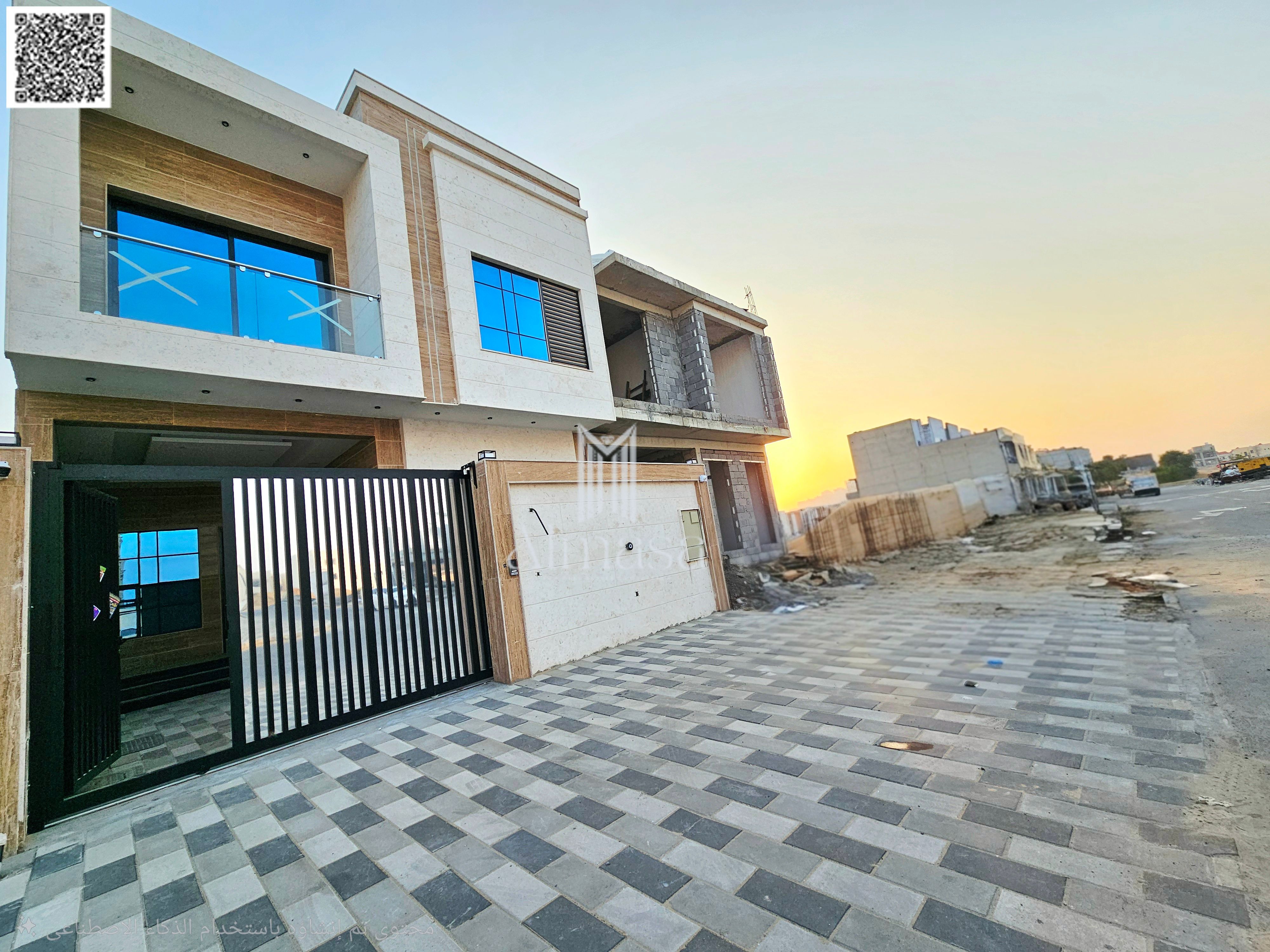 Own a modern villa with 5 bedrooms, 2 living rooms, and a rooftop terrace, including registration fees.