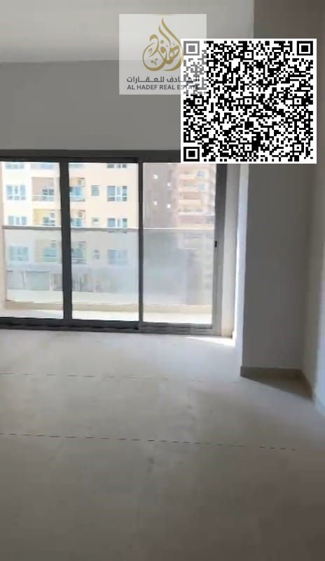 One bedroom, living room, balcony, two bathrooms, kitchen, and built-in wardrobe. For sale or annual rent.