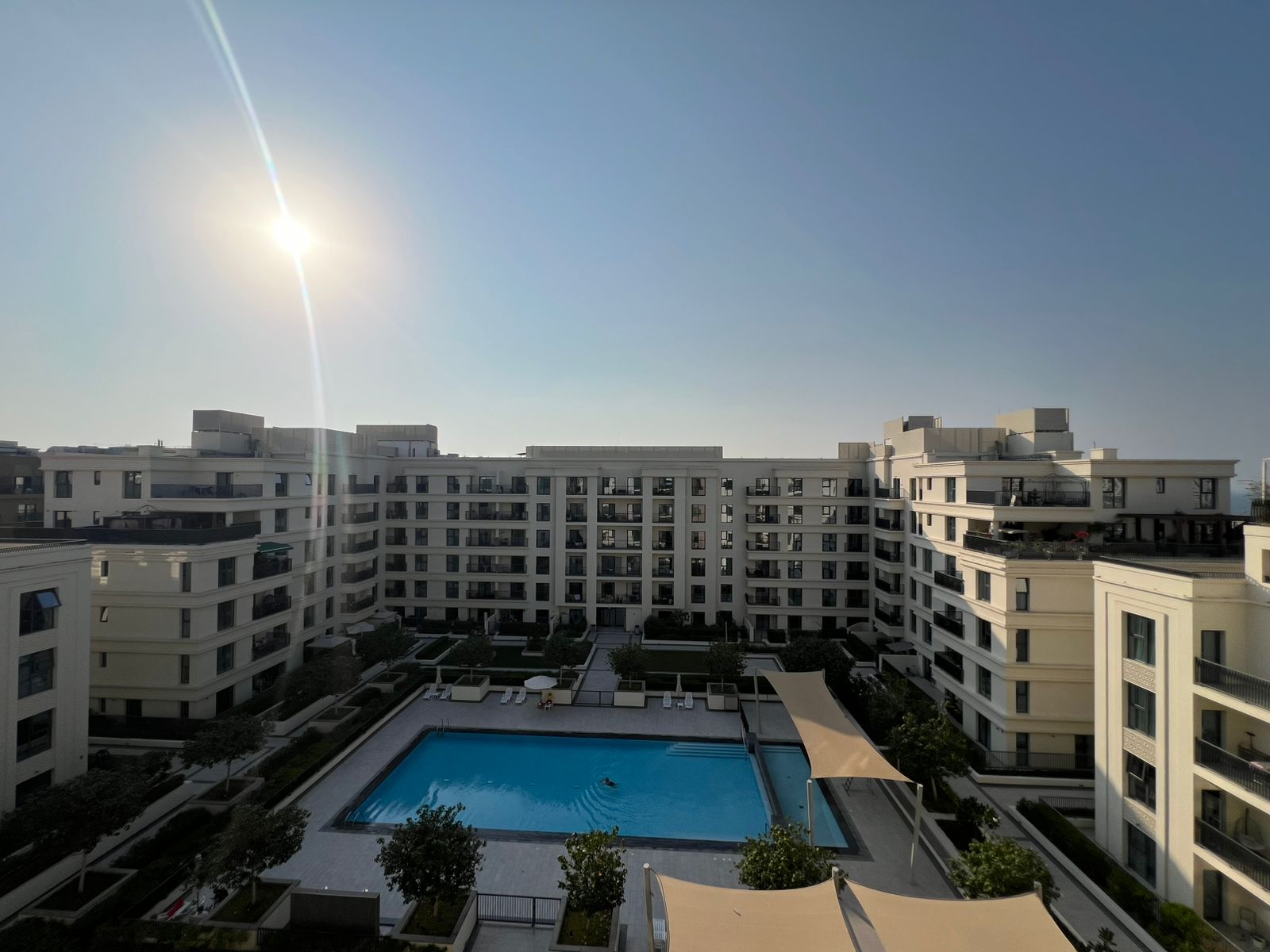 Luxury 2-bedroom apartment for rent in Maryam Island with balcony and free parking in a prime location.