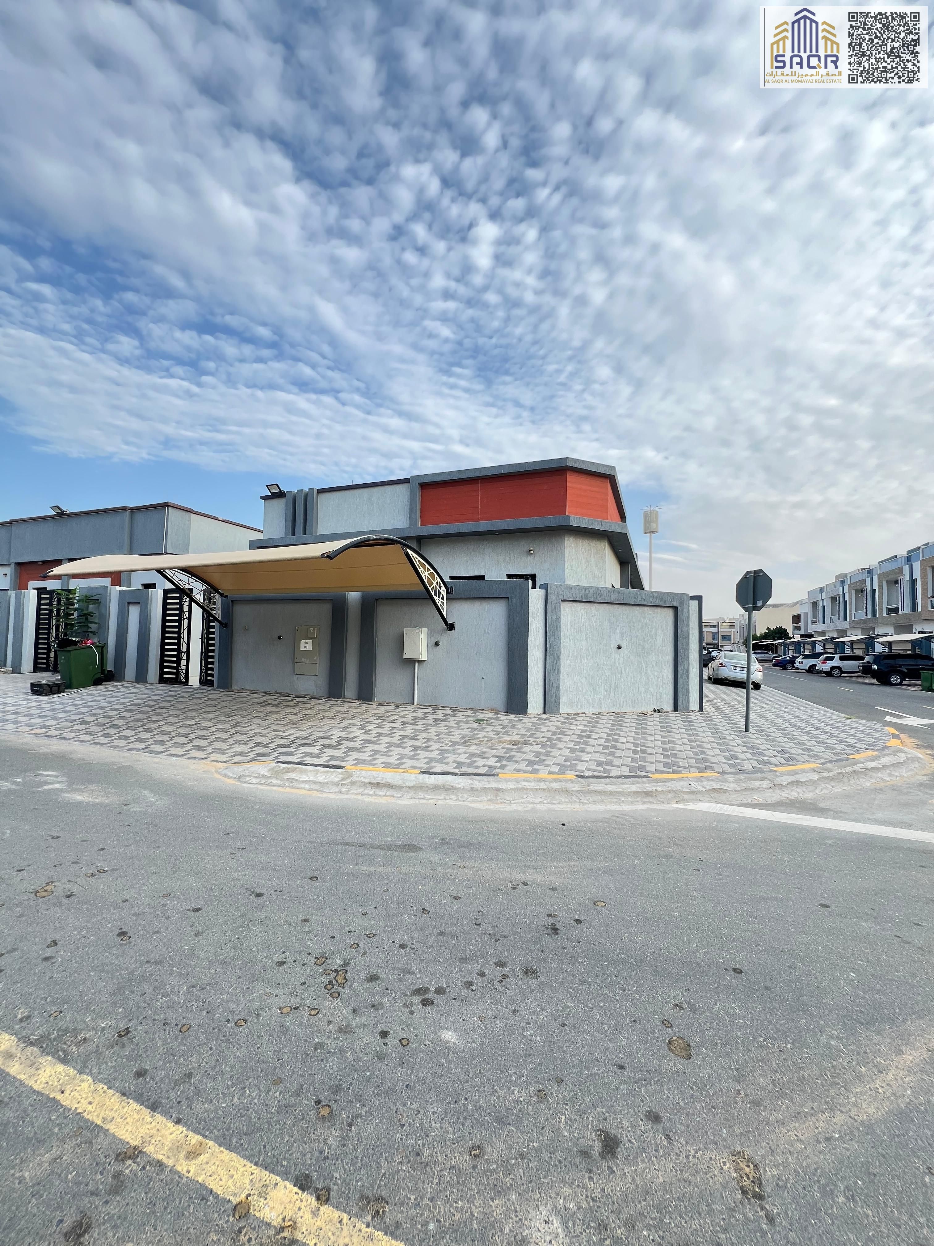 For Sale: Three-Bedroom Villa in Al Zahia. Includes electricity, water, and air conditioning.