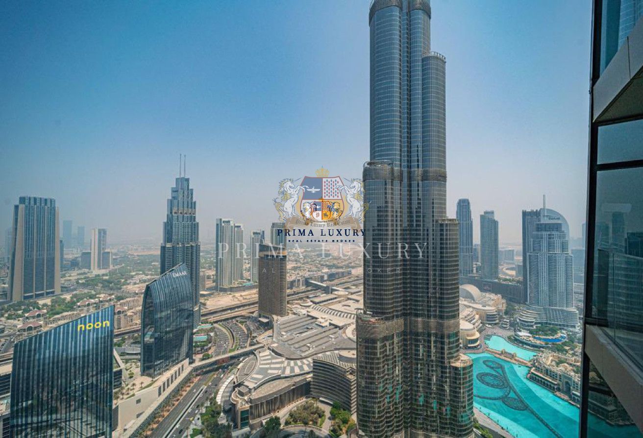 Elegant | Balcony | Burj and Fountain View