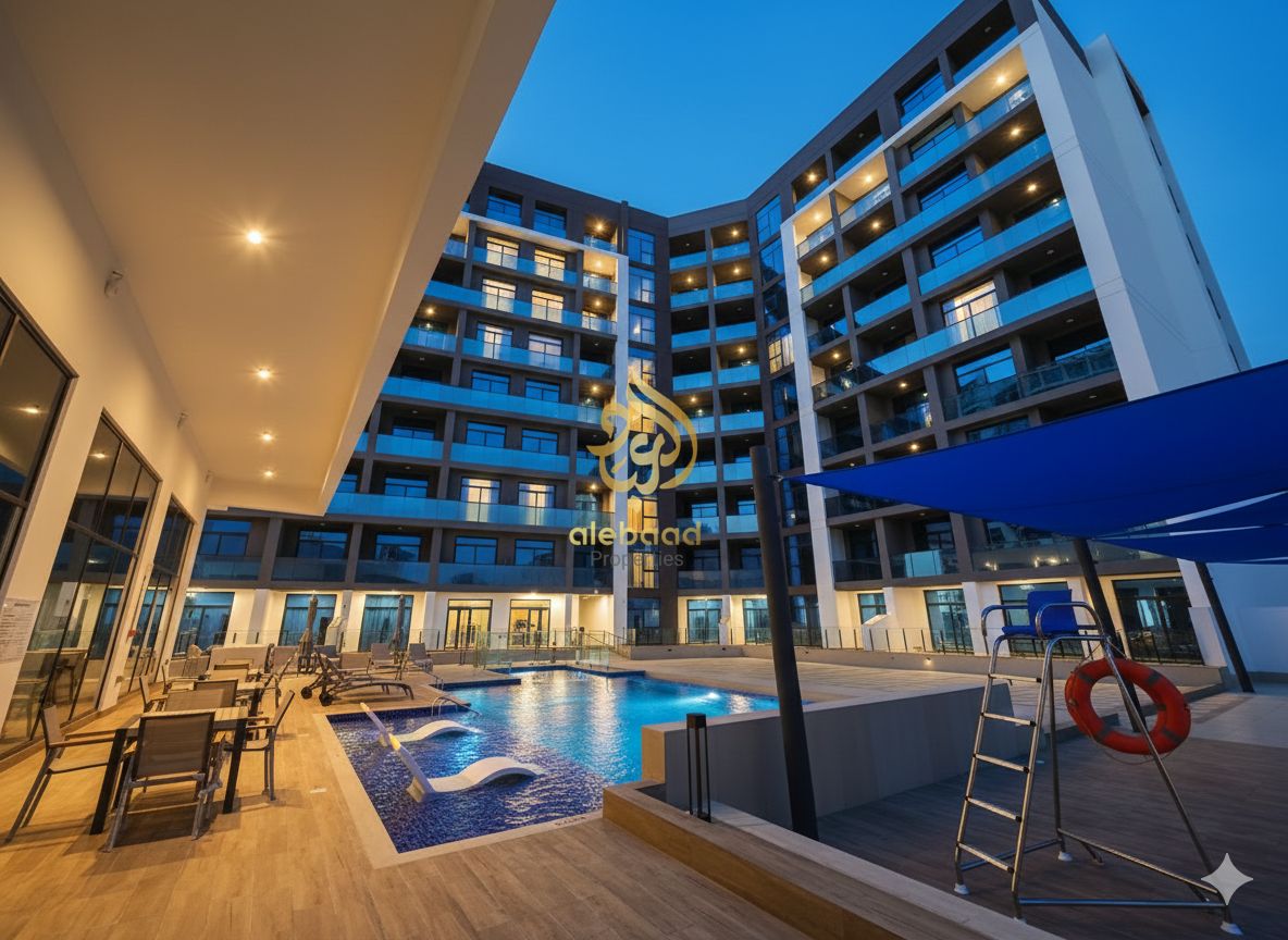 Modern 1BHK in Brand New Building, Laundy Area – Live, Swim, & Train in Style