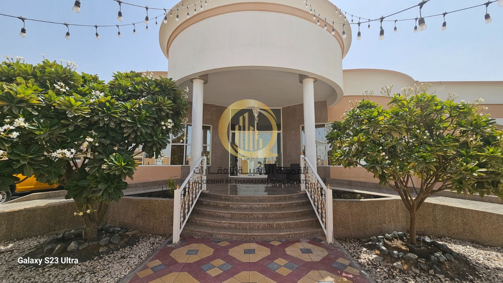 For sale: a luxurious and elegant corner villa in Al-Siyouh, with an area of 20000 sq ft, finished to a very high standard.