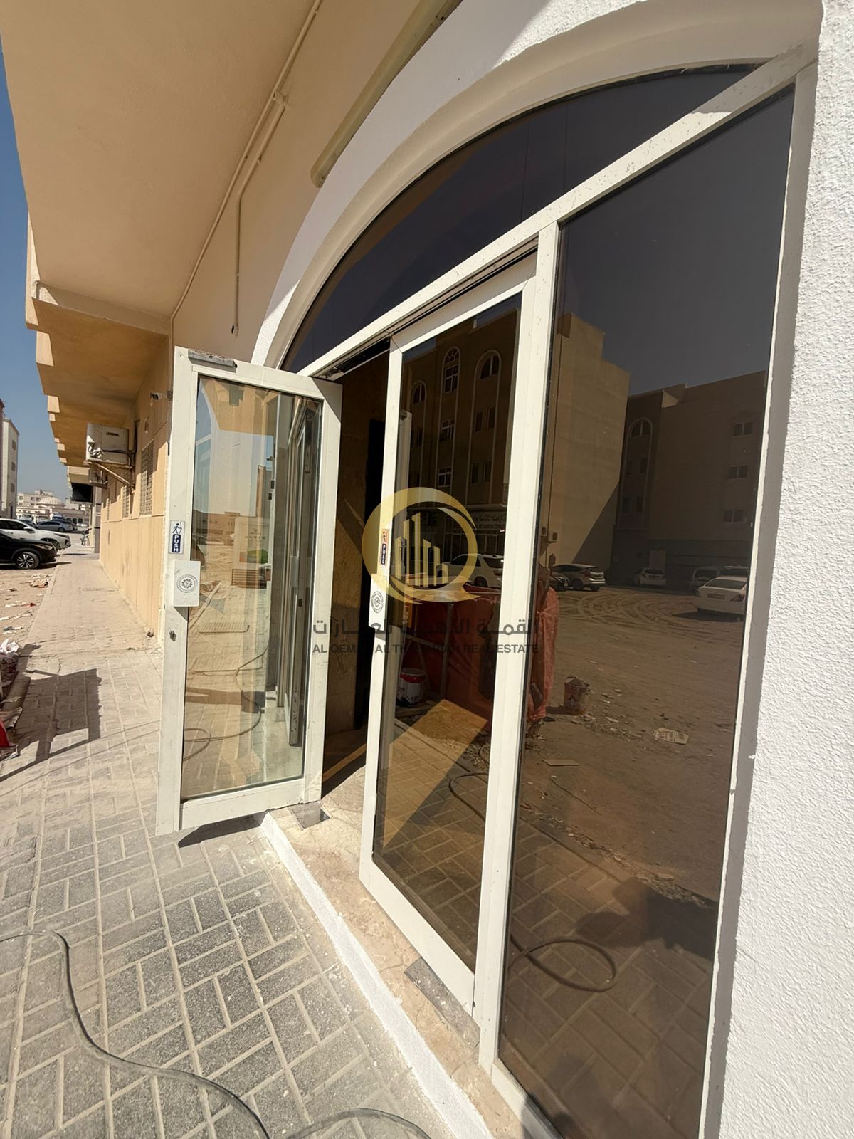 A commercial-residential building in the Emirate of Sharjah, Muweilah Commercial area, with a prime location near the mosque and services.
