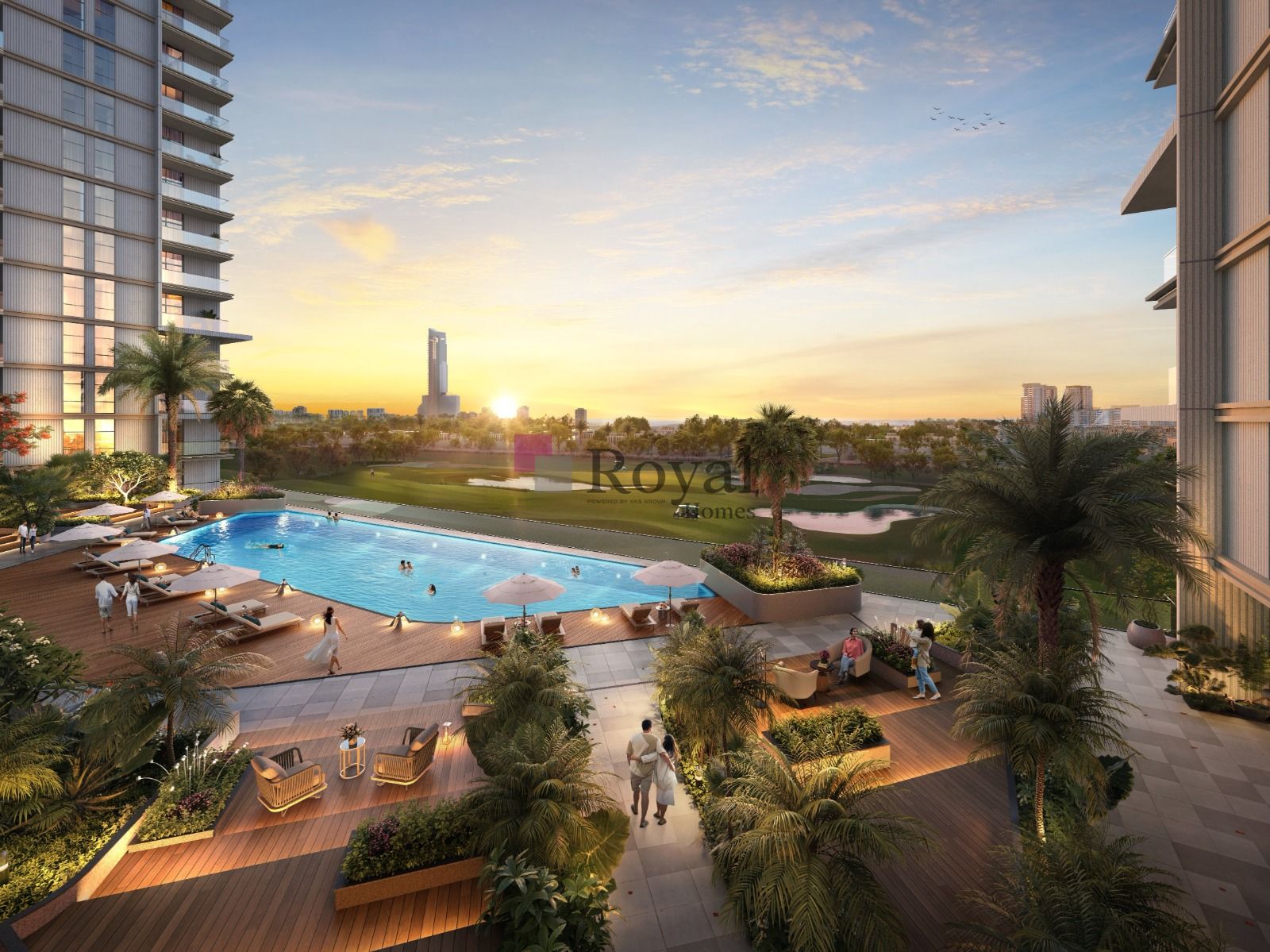 nature-inspired | 1 BR Luxury Apartment | Al Hamra Greens