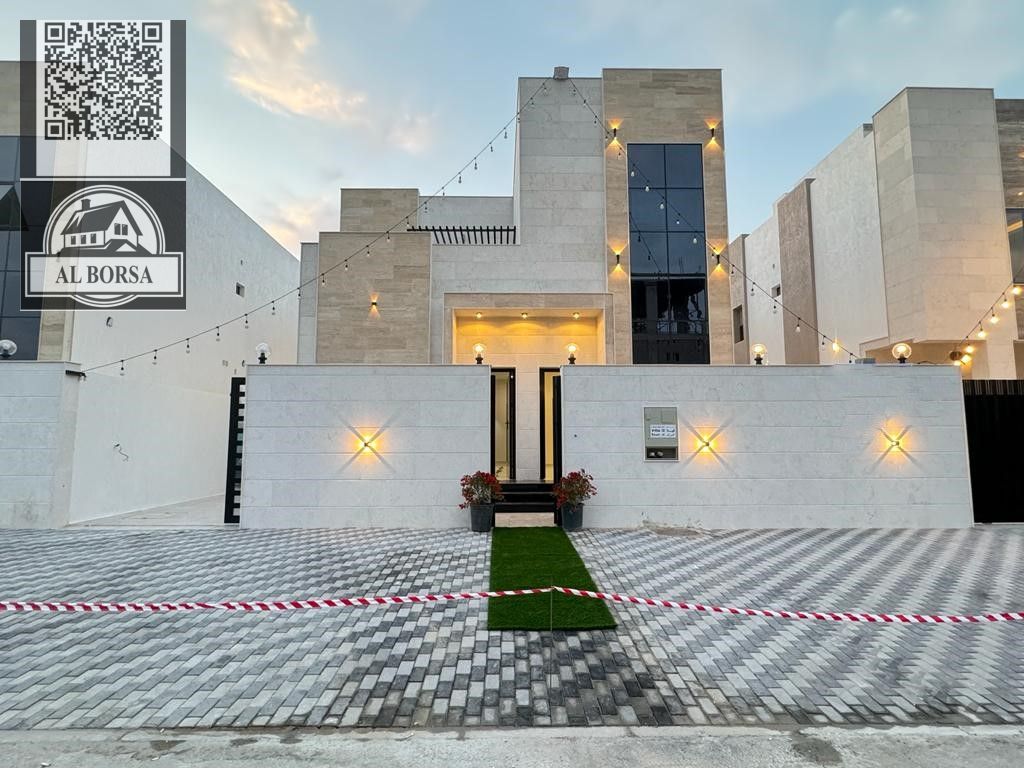 Villa for rent – Al Zahiyah, Ajman | First occupancy | 4 master bedrooms, majlis, living room and kitchen | Price AED 100,000