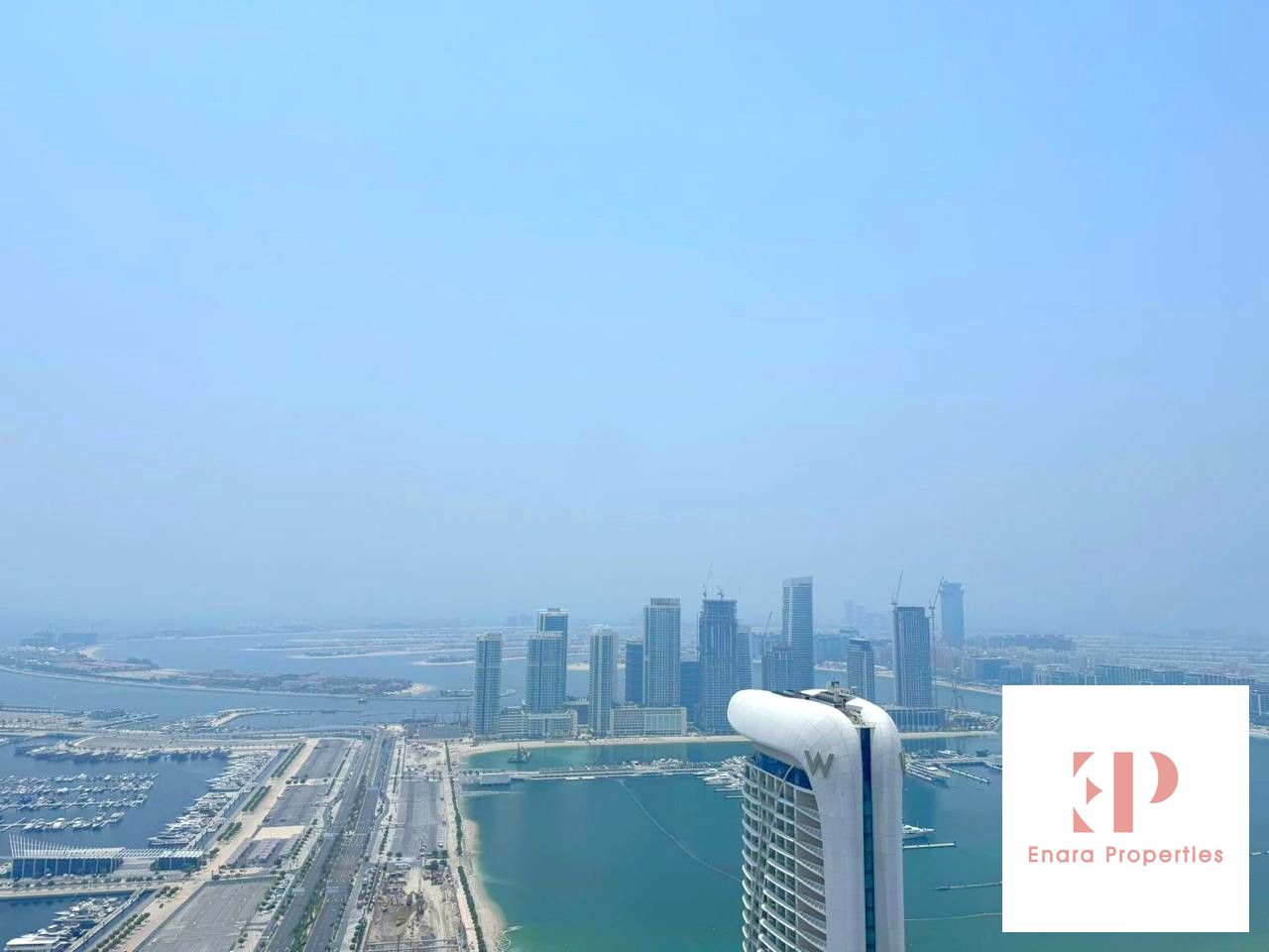 Rented | High Floor | Sea and Dubai Eye view