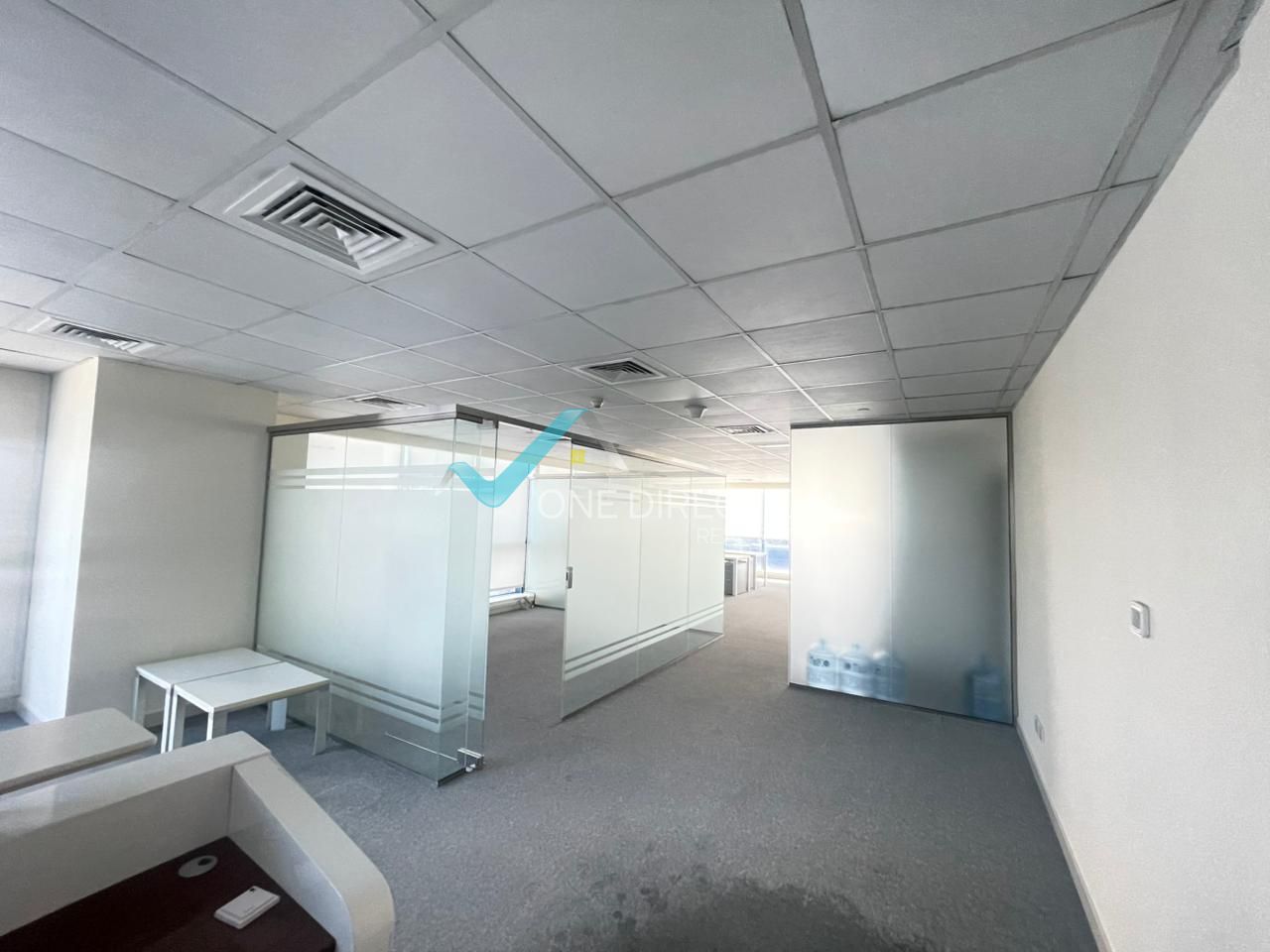 Spacious Layout | Unfurnished | Bright Office | 1 Glass Partition