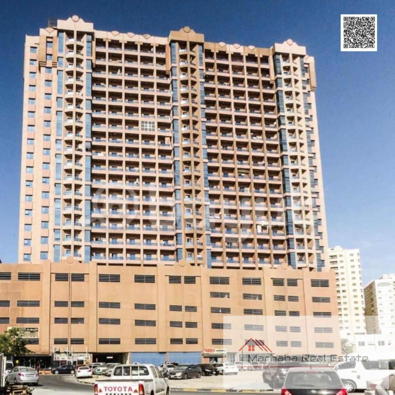 “Modern 2-Bedroom Apartment with Stunning City View and covered parking | Primelocation | Ready to Move In” Ajman Nuaimiya Towers C