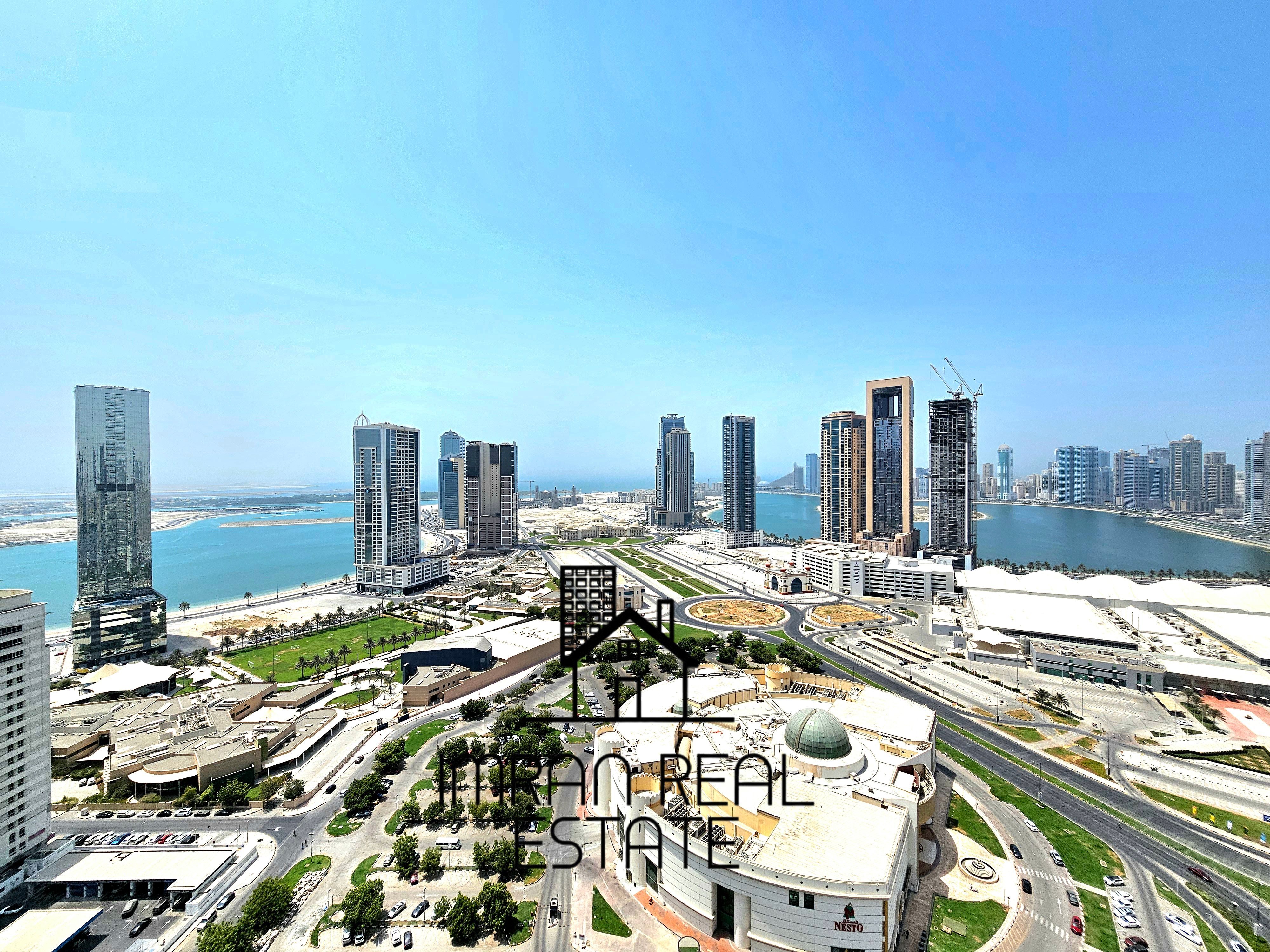 || SEAFRONT LUXURIOUS-3BHK WITH WARDROBE# GYM POOL #BALCONY COVERED PARKING ||