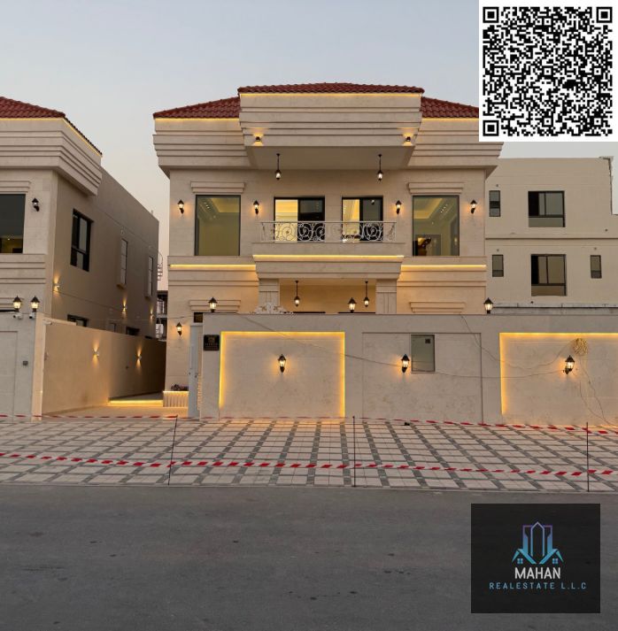 Classic Villa for sale in Ajman Al helio 4 bedroom hall majlis