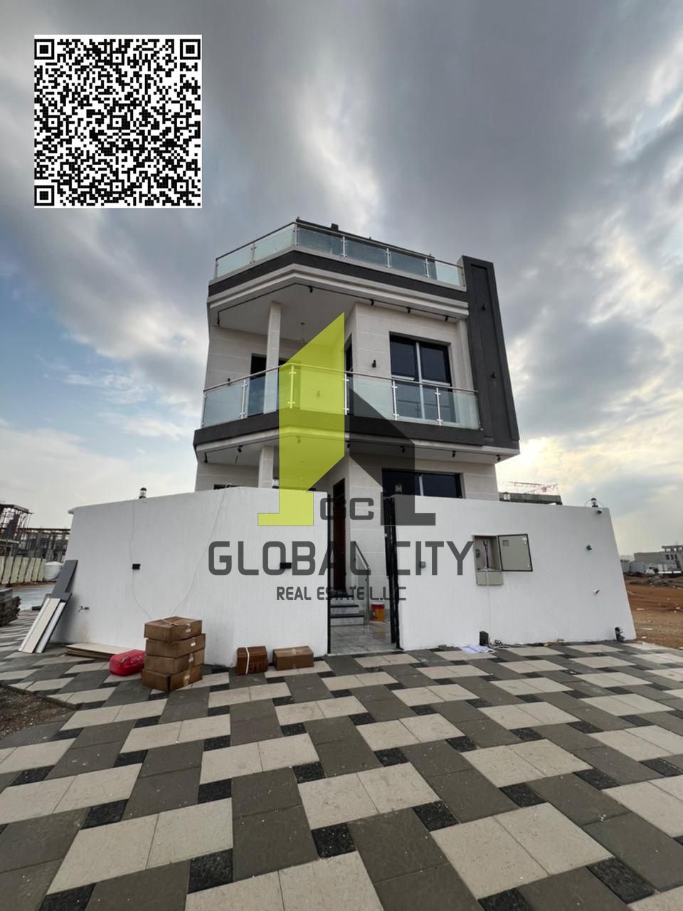 Corner Brand New Villa | 6 Bedrooms G+2+Roof | For Sale | Just 1,500,000 ! Helio 2 Ajman.