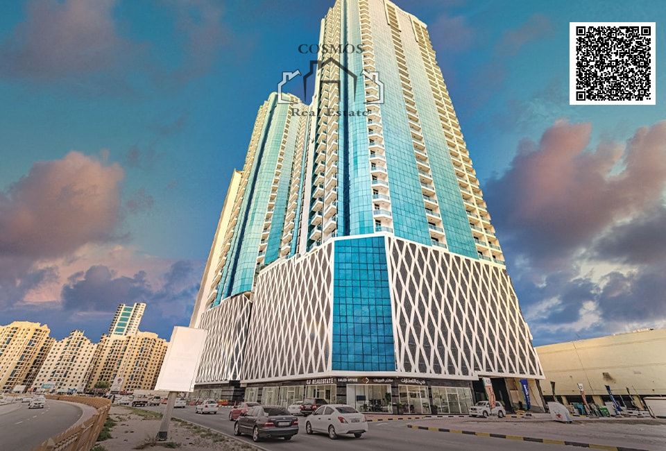 1BR Apartment for Sale in Oasis Tower 2 | High Floor | Empty | Parking