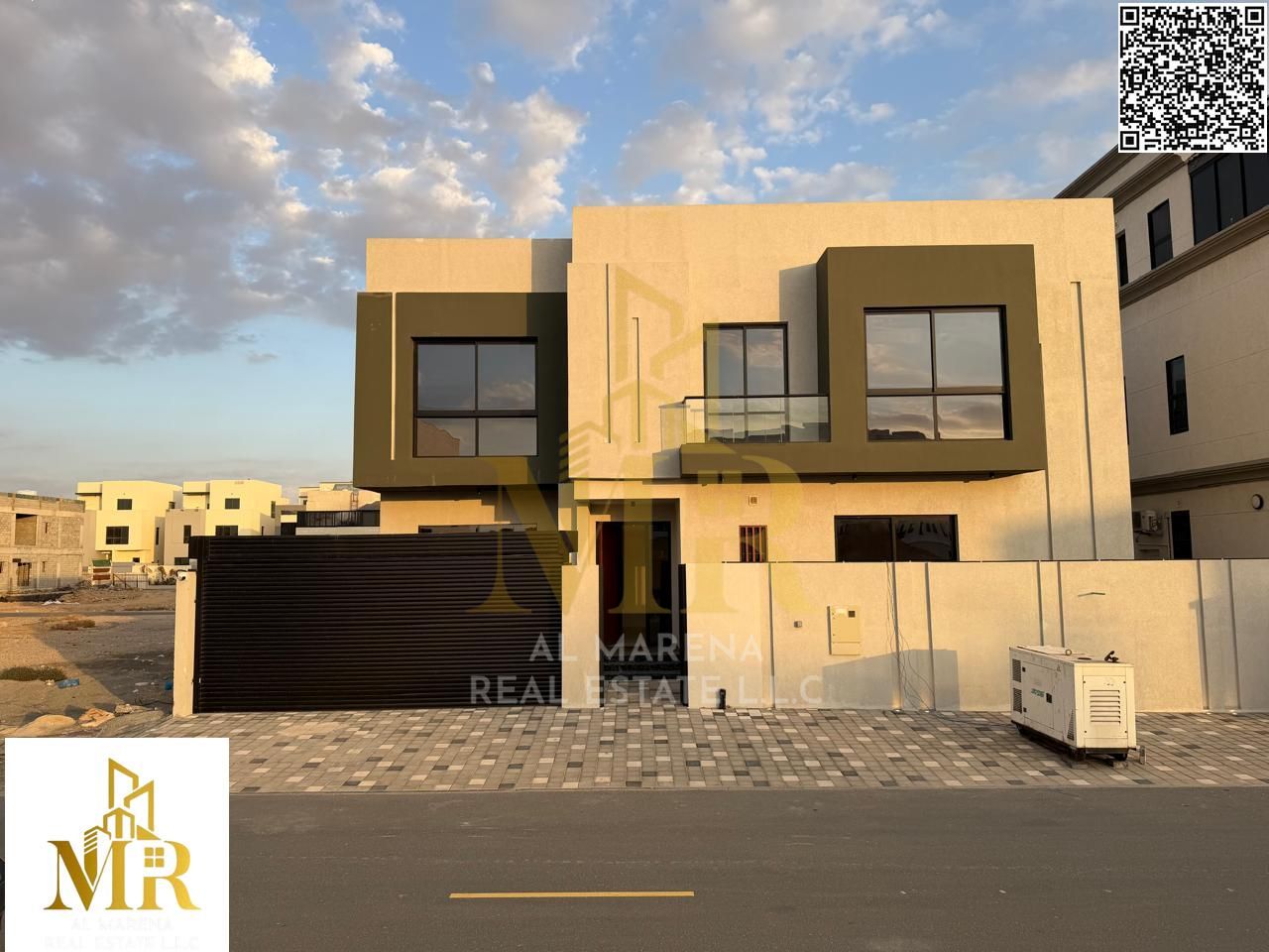 Villa for sale in Al Zahia area, 5 bedrooms, ready to move in, close to all services, registration and ownership fees included.