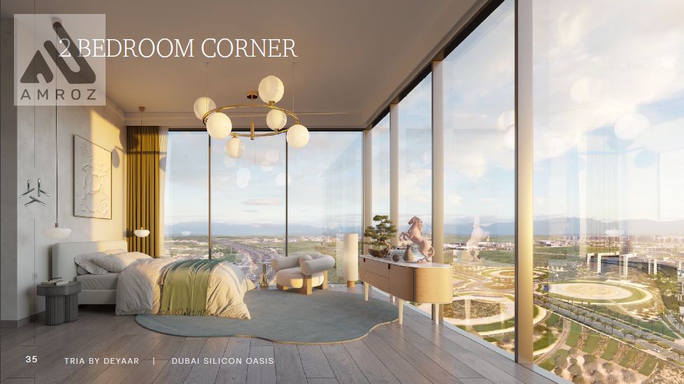 2 Bedroom Apartment Dubai Silicon Oasis | 1,255 sqft | 3 Baths | Skyline View | AED 1.9M