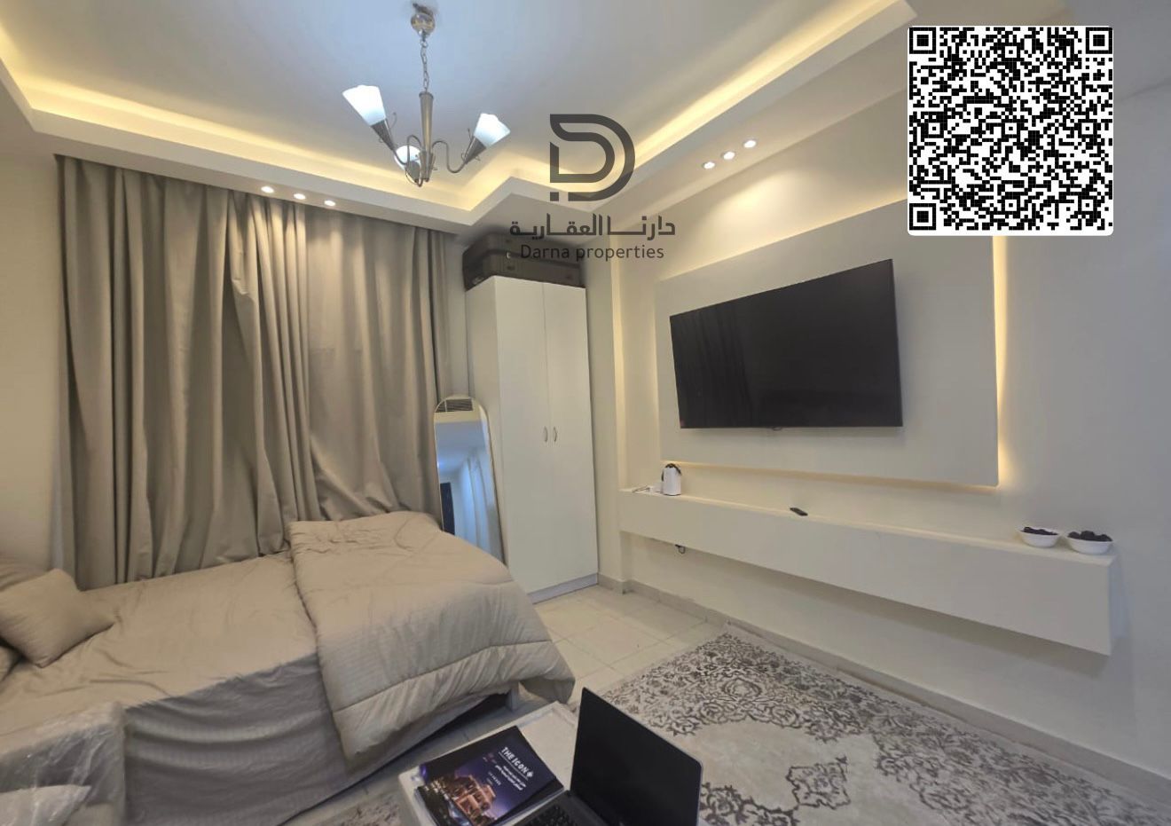 Fully Furnished Studio for Sale in Princess Village A1, Al Yasmeen Ajman, Practical Layout, Ready to Move In or Rent, Attractive Payment Plan and Comp