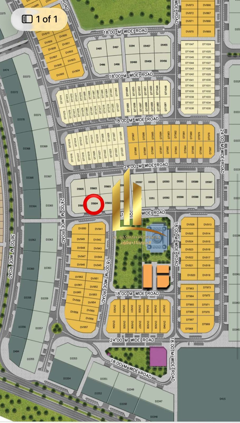 Commercial Land for Sale – Tilal City, Sharjah_ Land Area: 8,072 sq. ft