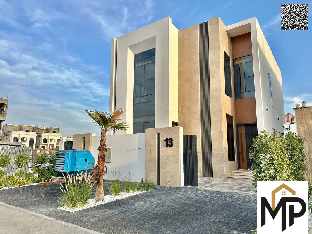 Luxury villa with custom marble finishing for sale in Al-Haliyo 2, freehold ownership for all nationalities, close to services.