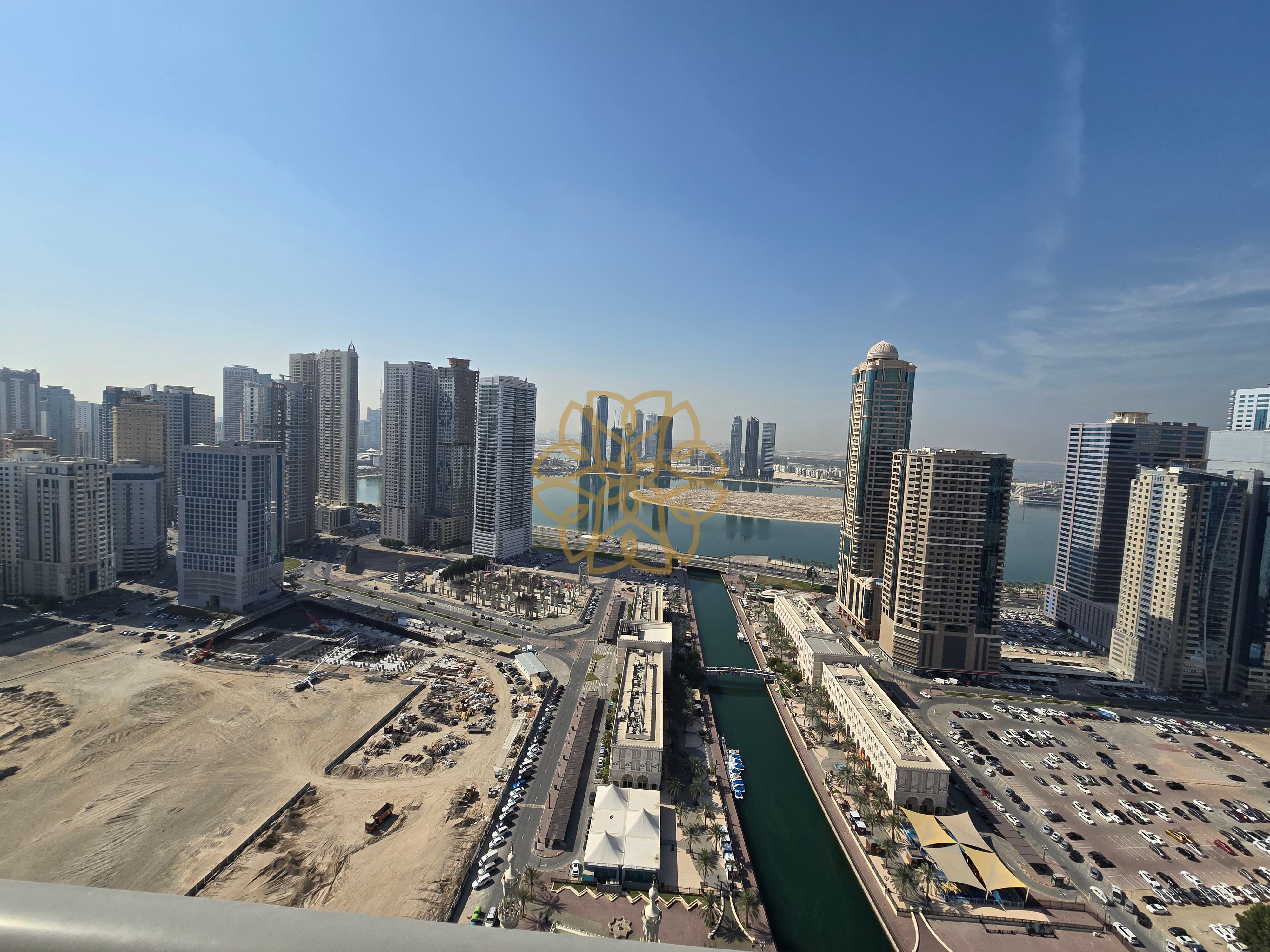 Sea View 2 Bedroom With Balcony Wardrobe in On Al Qasba Canal