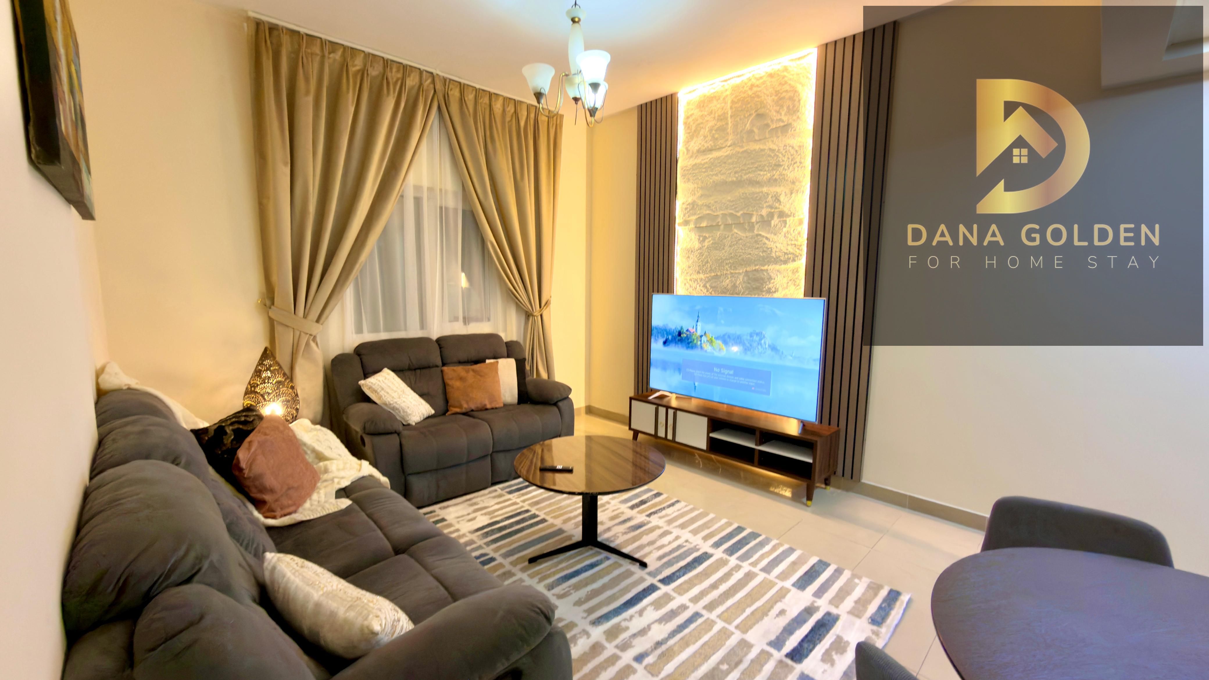 ne bedroom and living room / First occupancy / Hotel-style furnishings / Al Majaz 3, opposite Al Safiya
