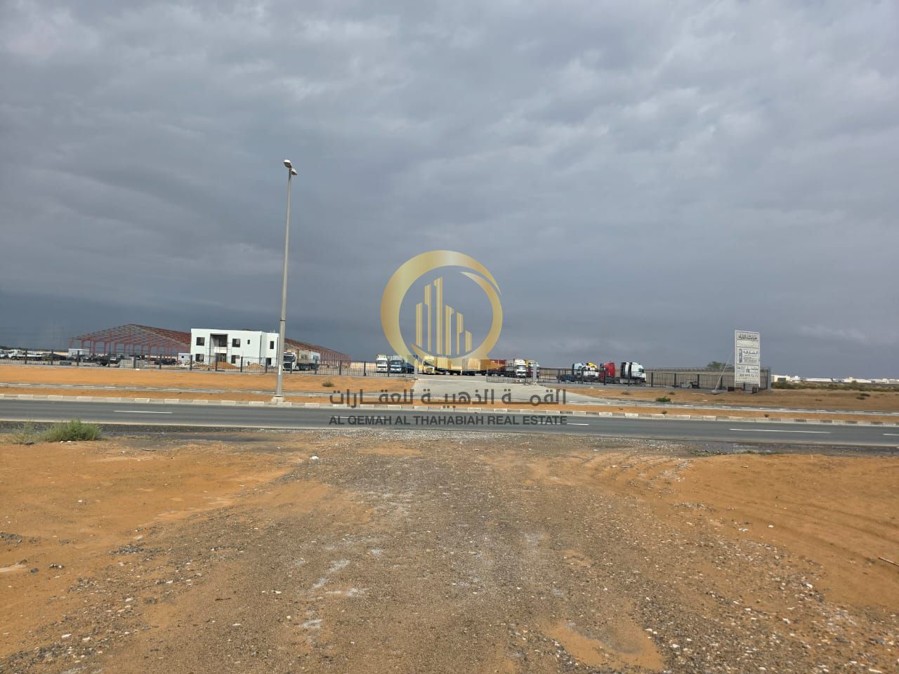 On Main Street 97, a plot for rent with easy access to and from Emirates Crossing Street, with a prime area of 17,000 sq ft.