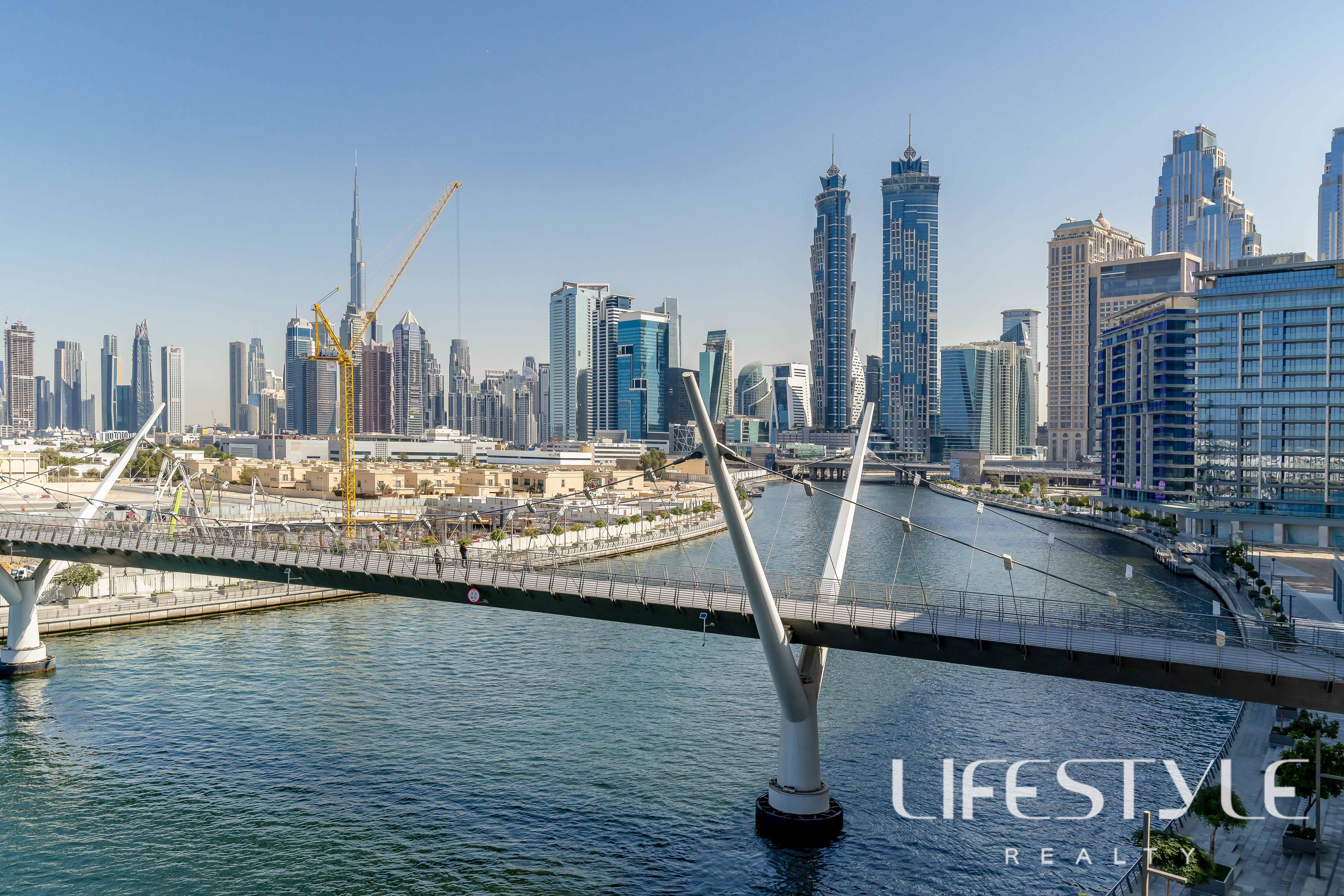 Corner Unit | Full Canal and Burj Khalifa Views
