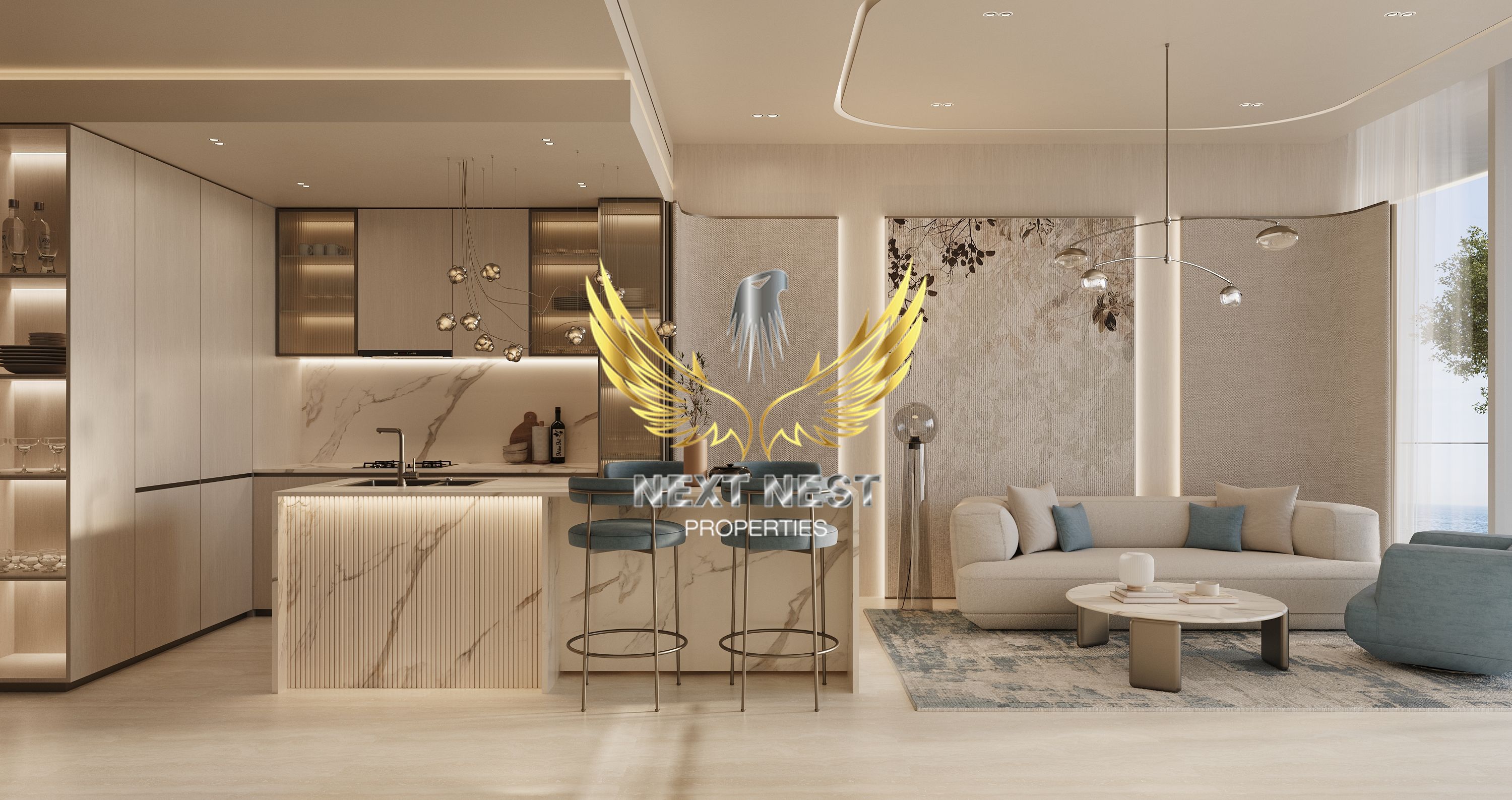 EXPERIENCE DUBAI ISLAND LUXURY 3 BEDROOM BEACHFRONT APPARTMENT
