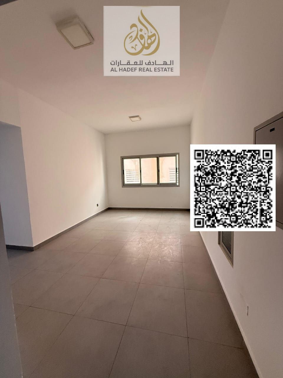 Two rooms and a hall in Rawda 1, behind Al Hamidiya Police Station and opposite Kenz Hypermarket, 2 bathrooms, rent 35,000, payment in 4 checks, depos