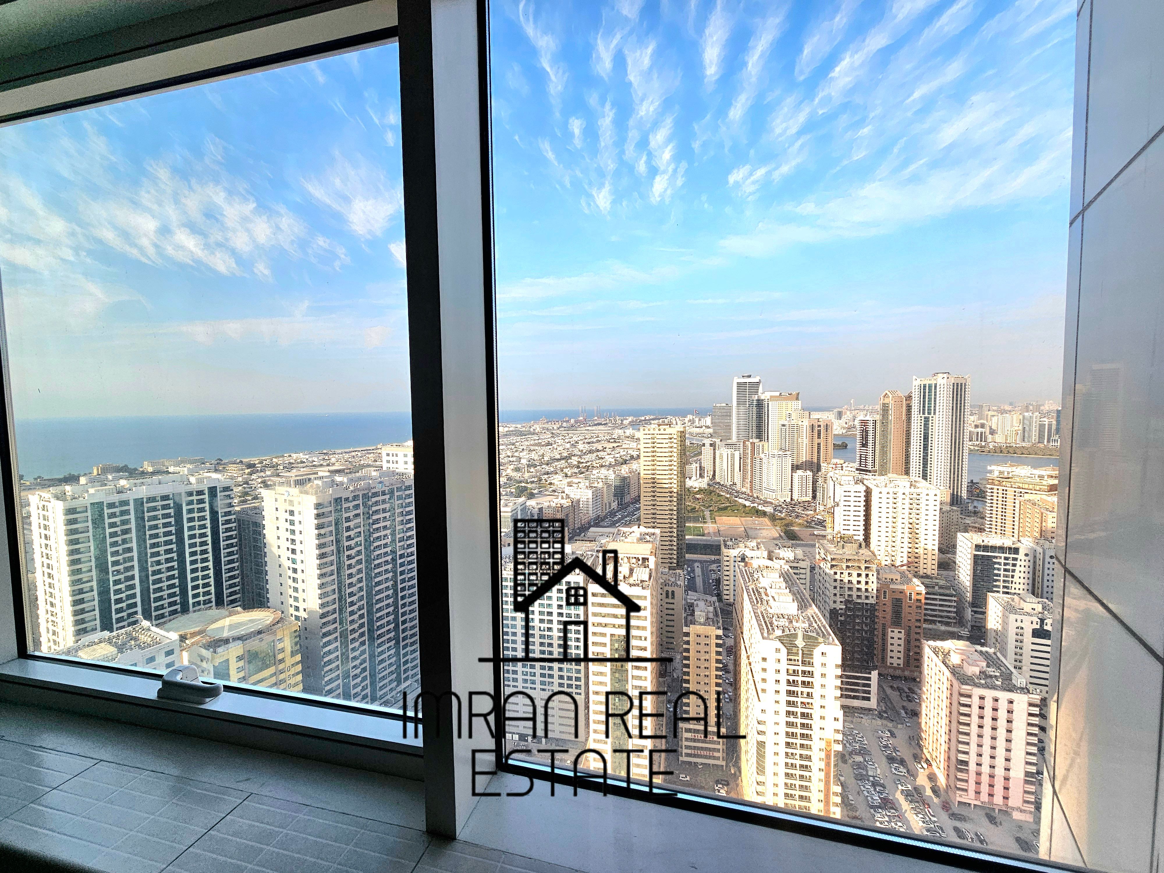 SPACIOUS CHILLER-FREE 2BHK WITH SEA VIEW | GYM | POOL | COVERED PARKING | PRIME LOCATION – AL KHAN CORNICHE, SHARJAH