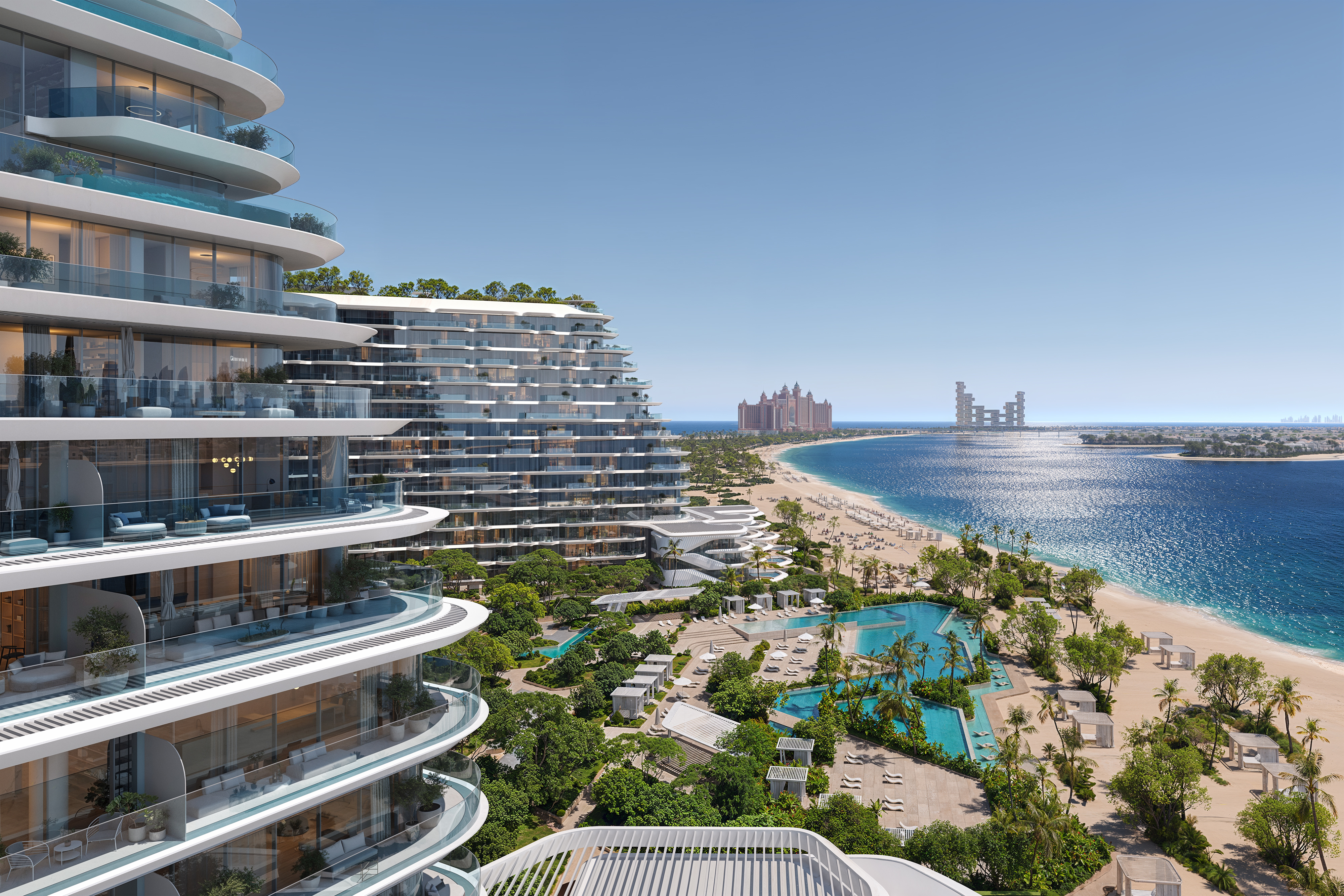 2 BR | Dubai City Views | Beachfront Living