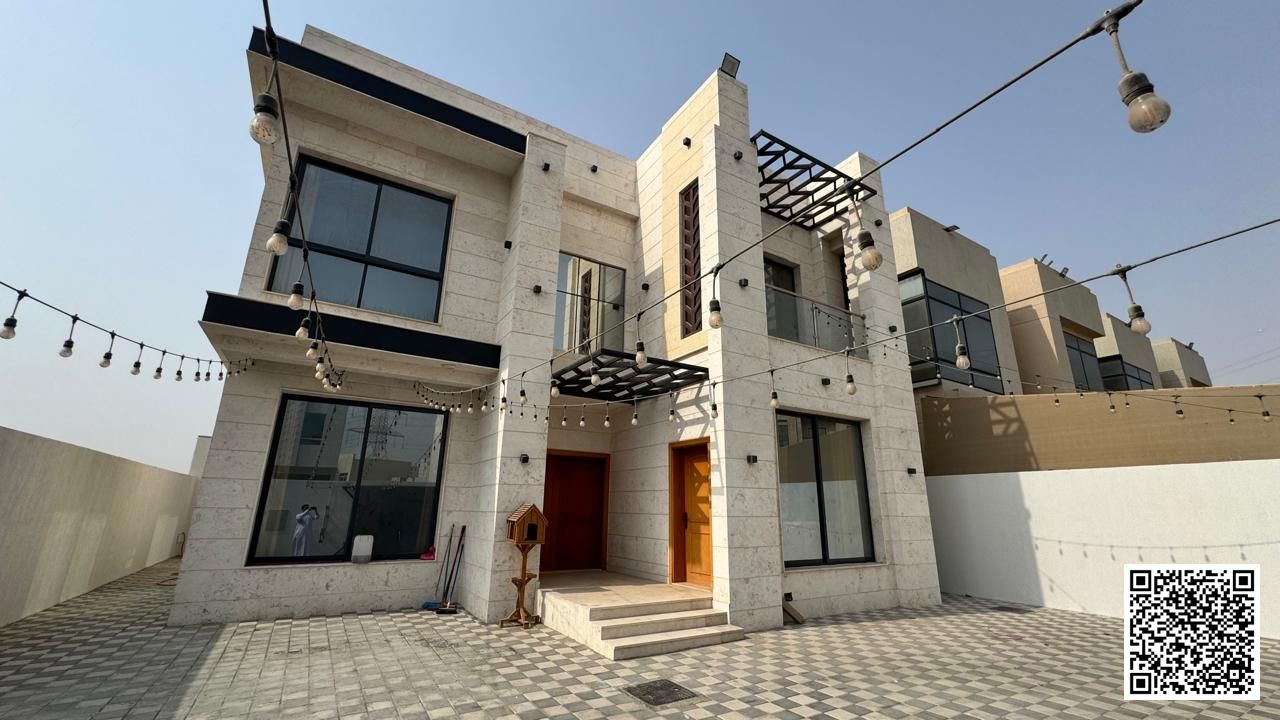 5 master bedroom simi furnished villa for rent jn al yasmeen ajman