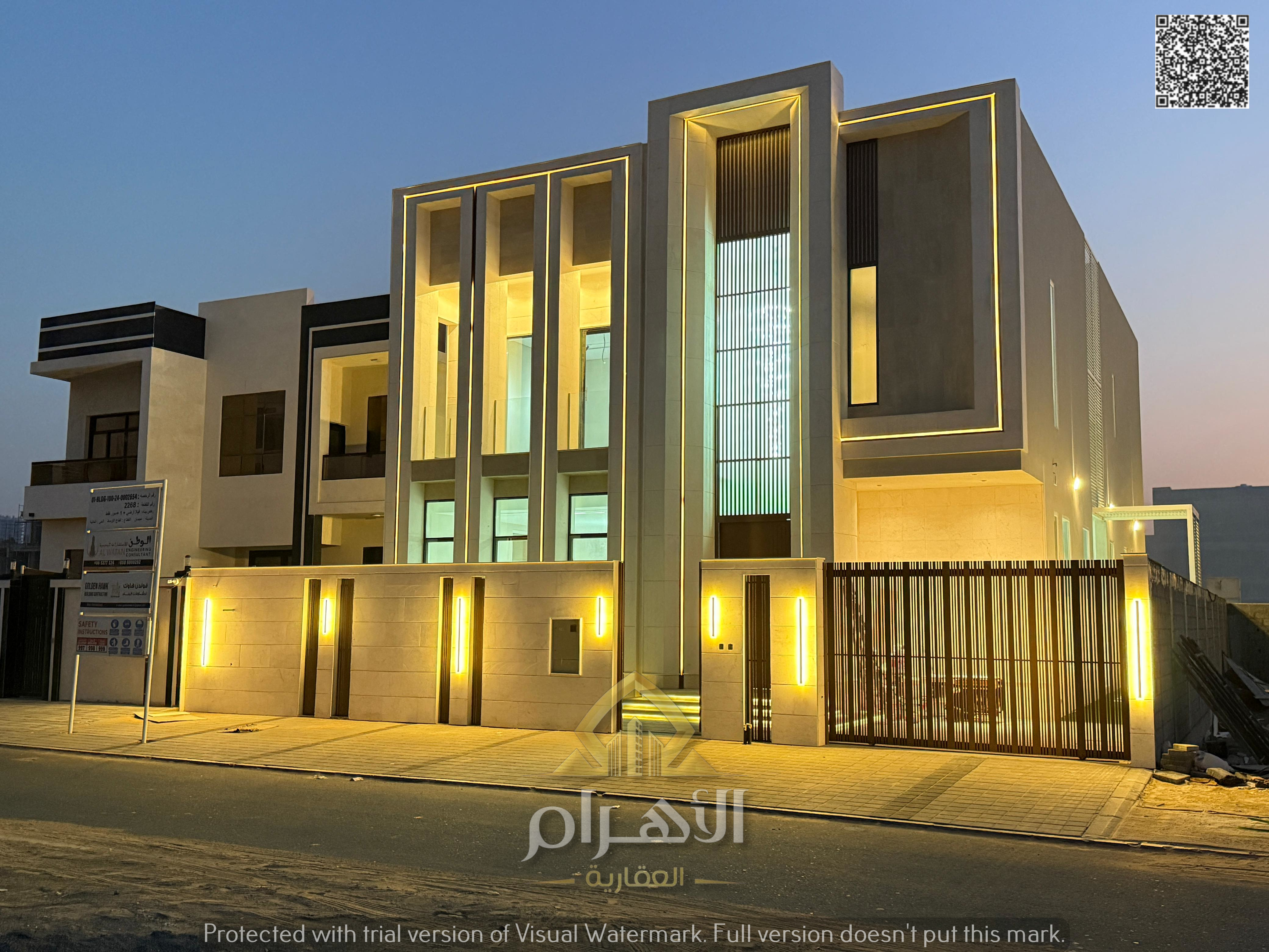 Luxury villa for sale in Al Alia - one of Ajman's most prestigious areas - a high-end villa with super deluxe finishing. The price includes full centr